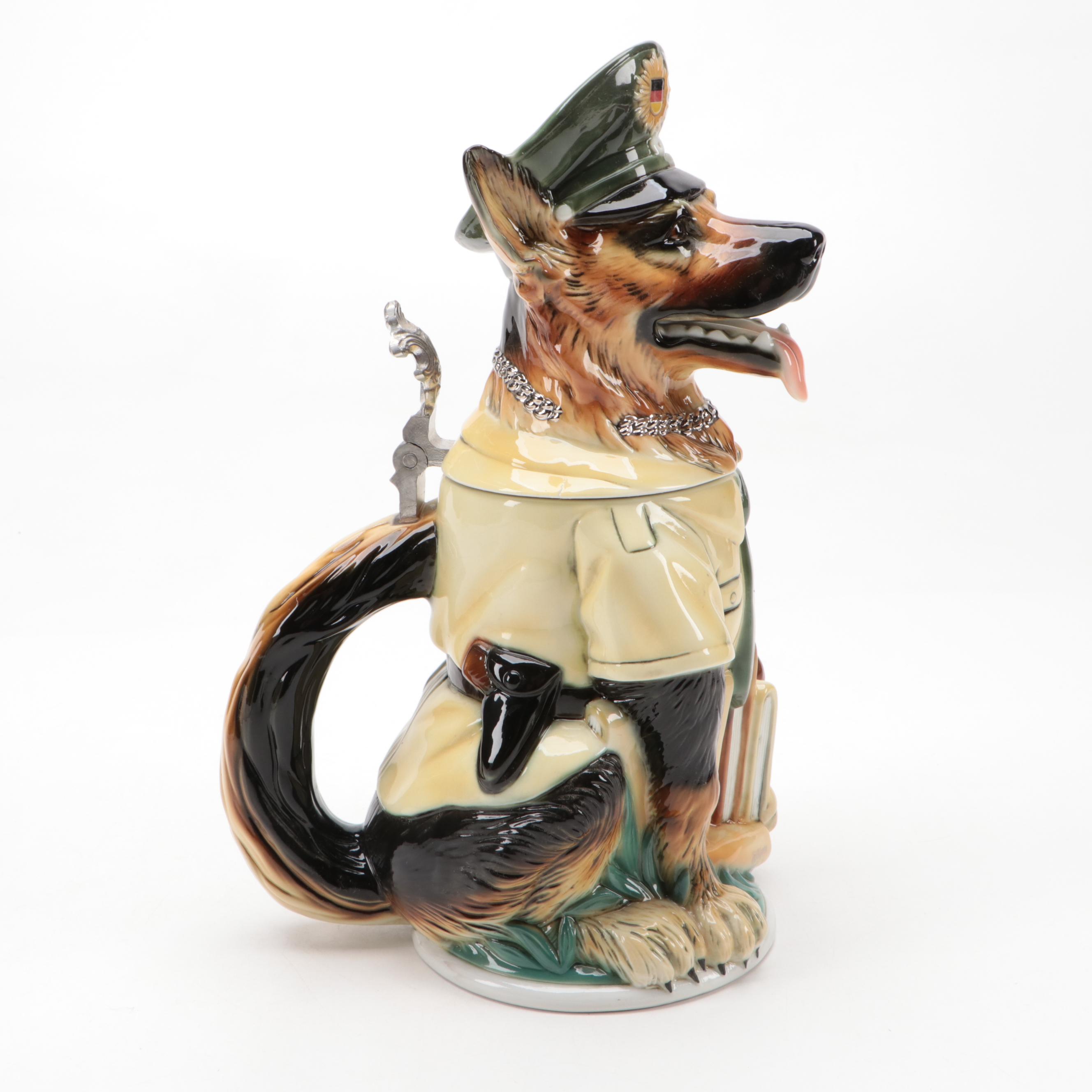 Stahl-PKT "The German Shepherd" Ceramic Beer Stein