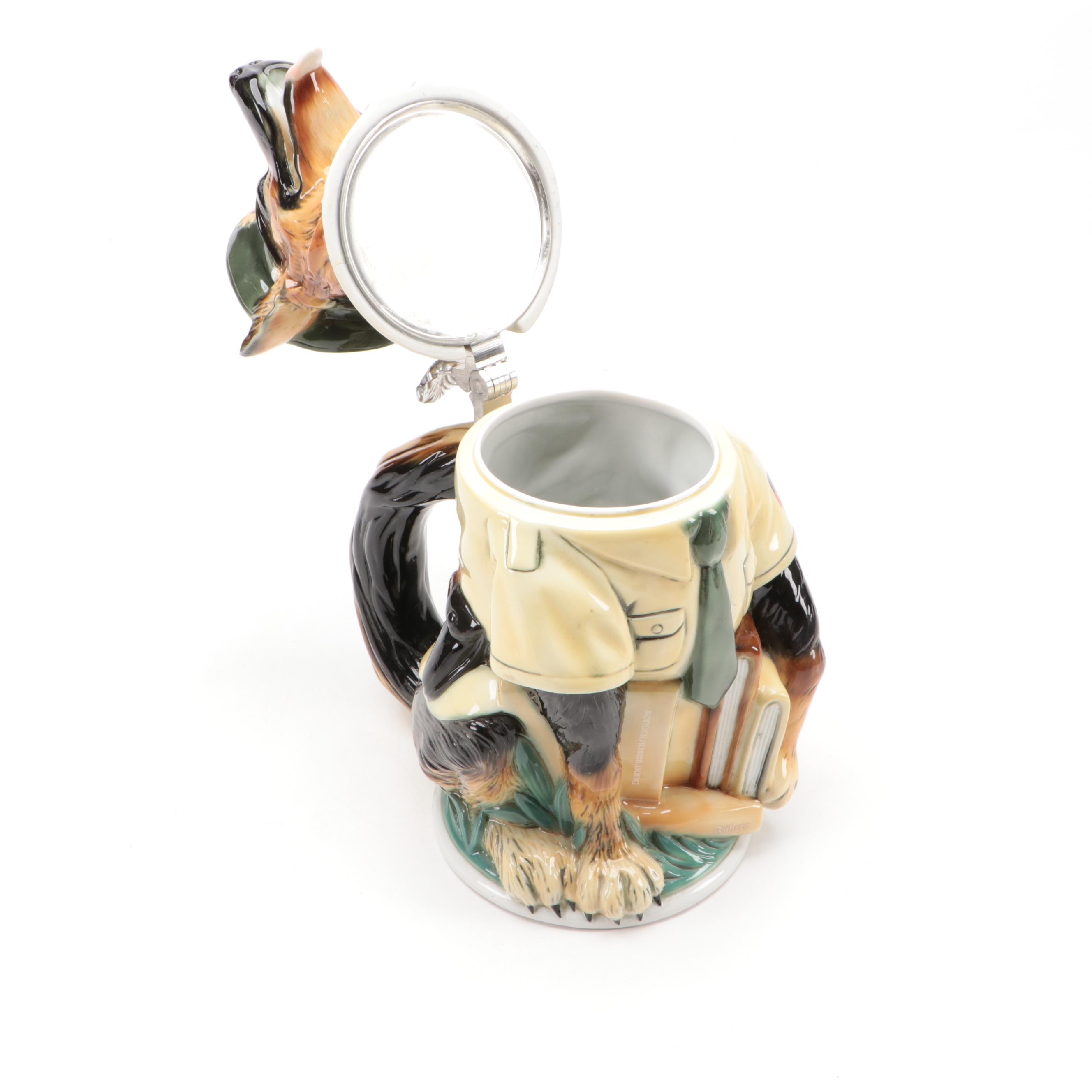 Stahl-PKT "The German Shepherd" Ceramic Beer Stein
