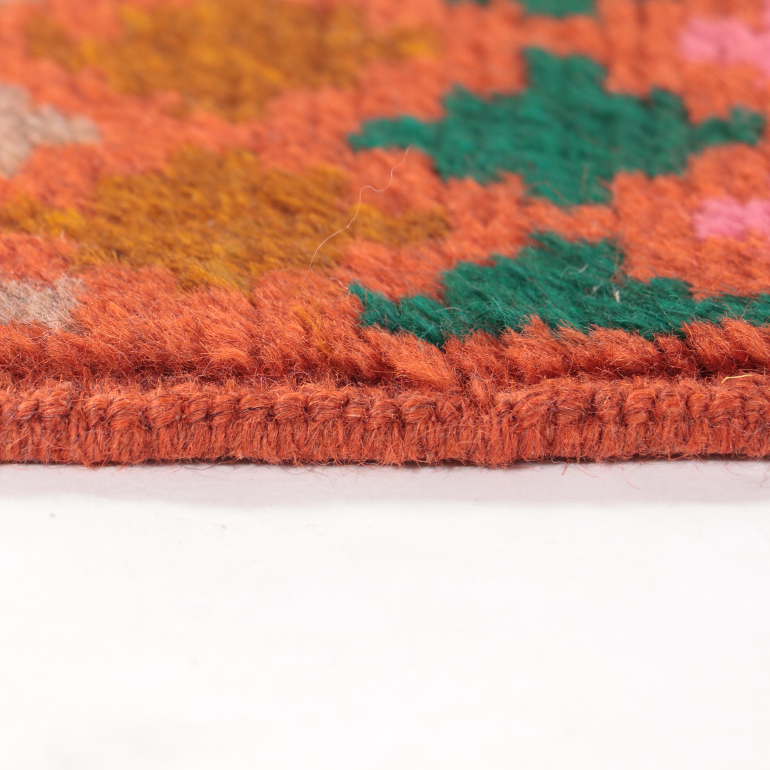 2'8 x 3'9 Hand-Knotted Afghan Baluch Accent Rug