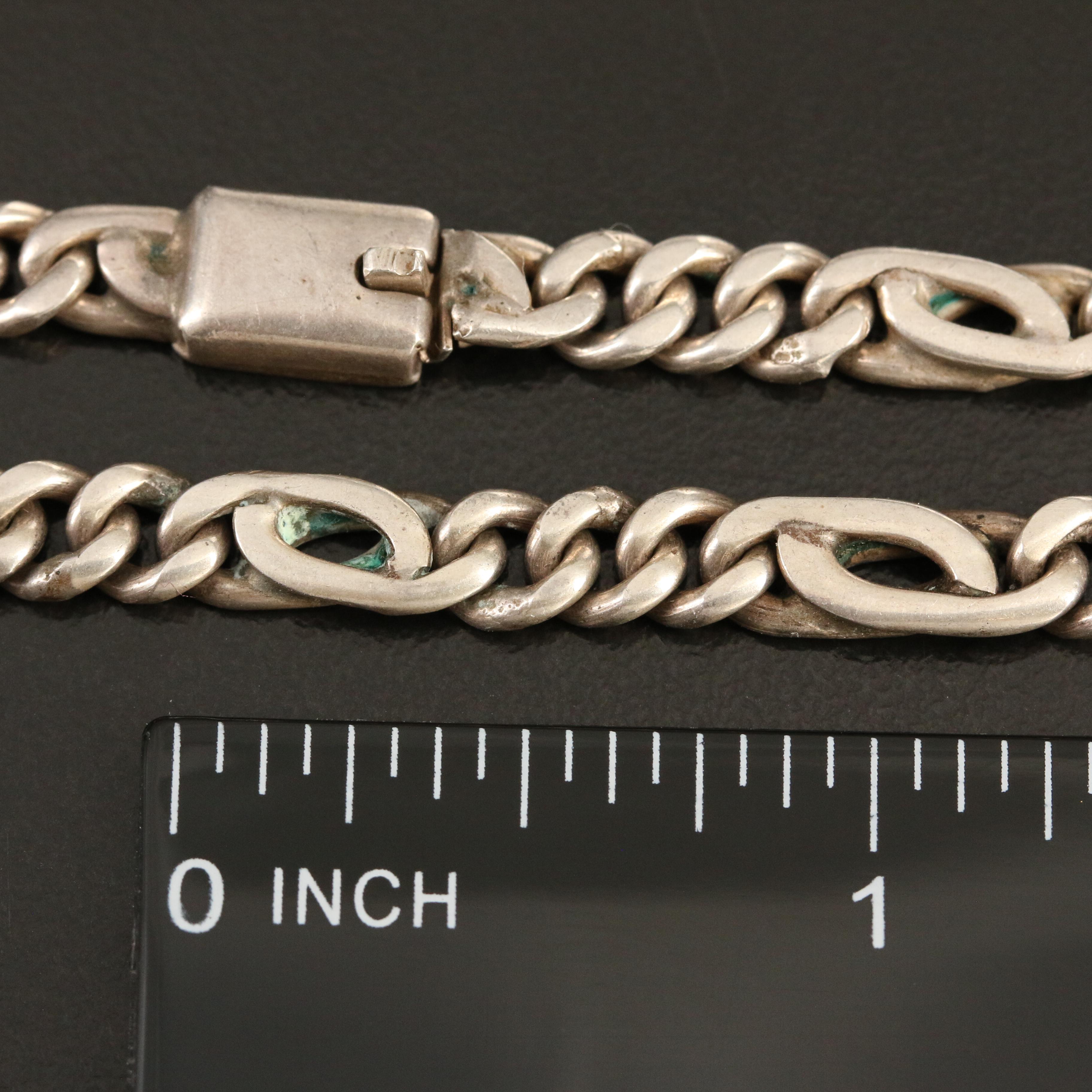 Mexican Sterling Figaro Chain