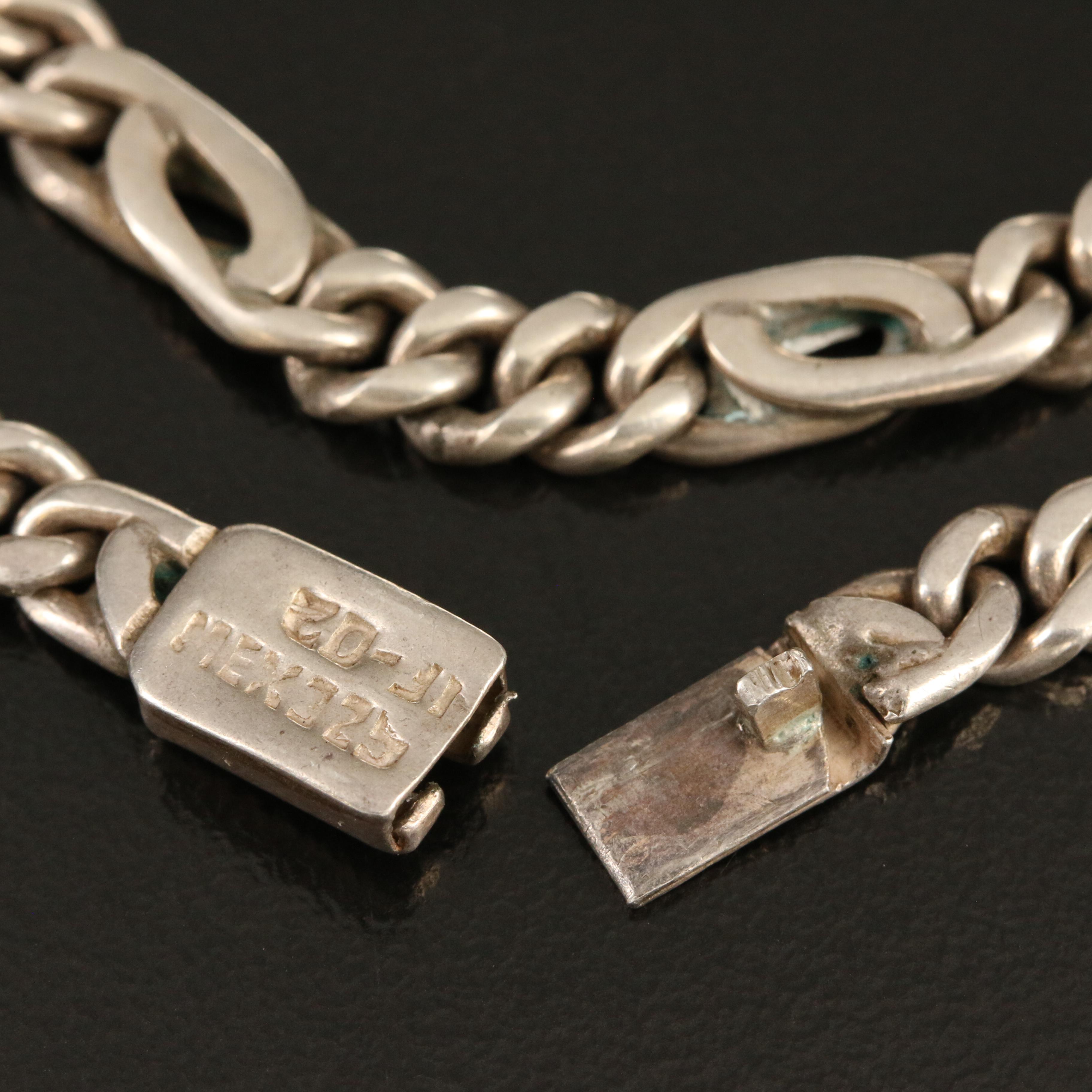 Mexican Sterling Figaro Chain