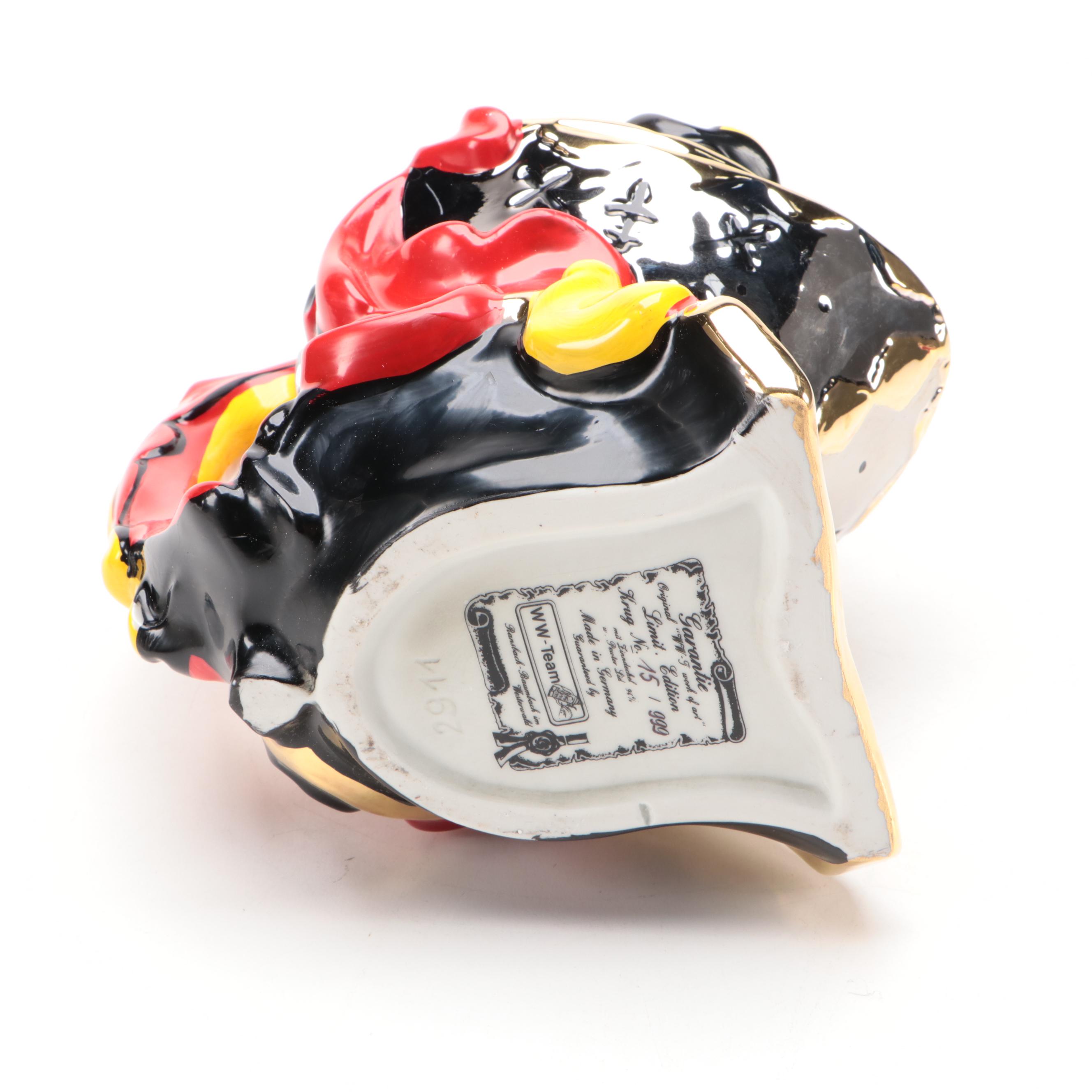 Westerwald Team German Knight's Helmet Beer Stein