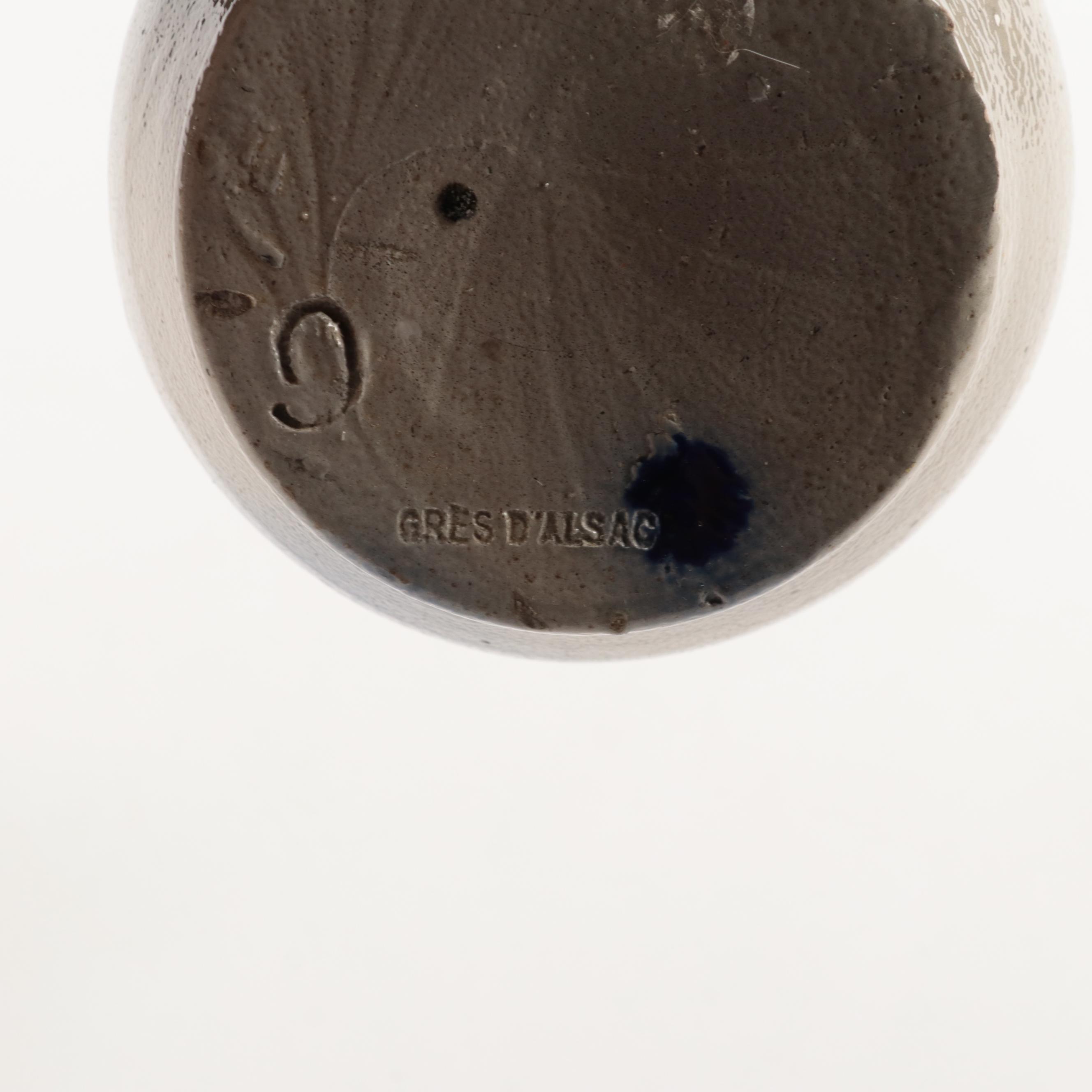 Gres d'Alsace Pitcher with Other Betschdorf Stoneware Jugs