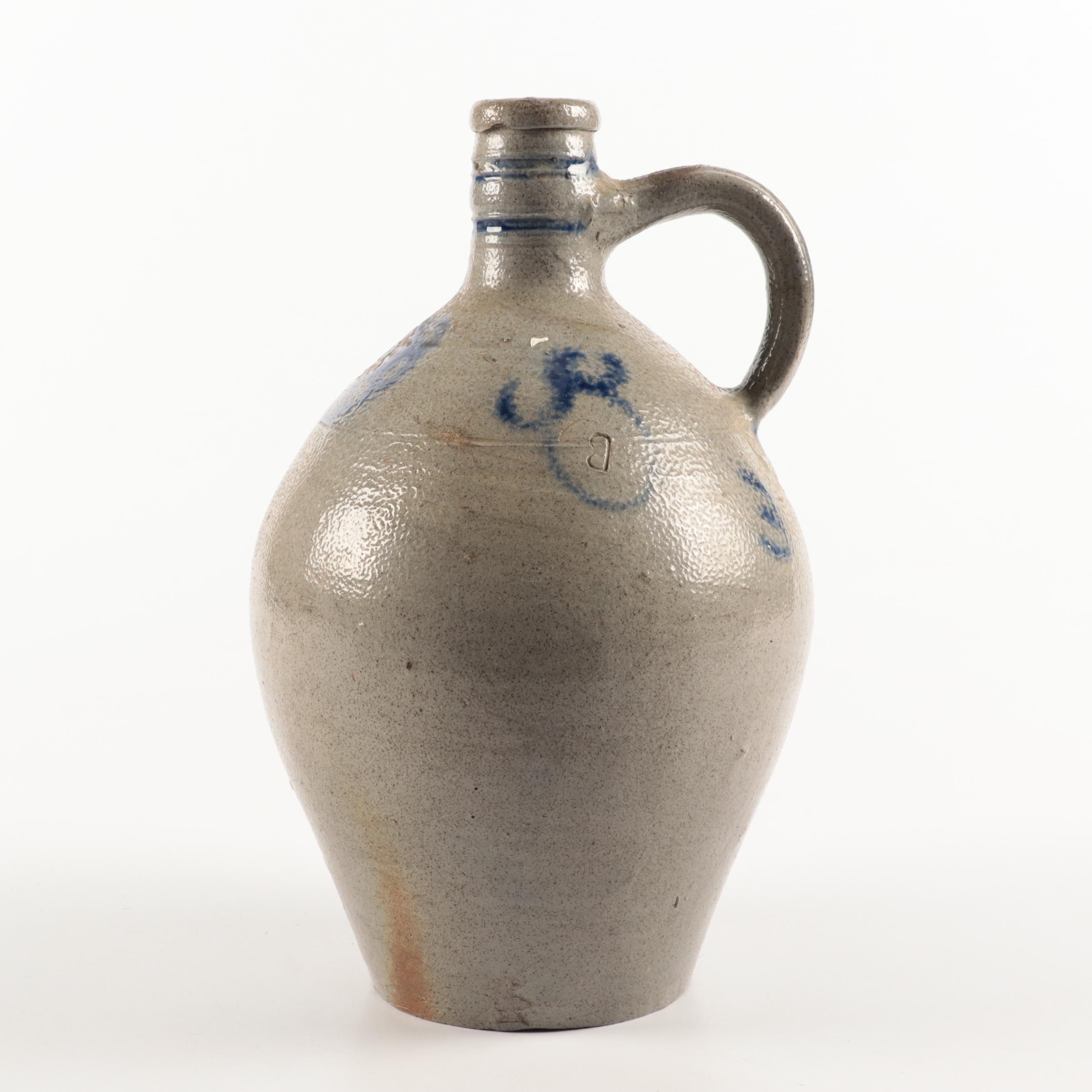 Gres d'Alsace Pitcher with Other Betschdorf Stoneware Jugs