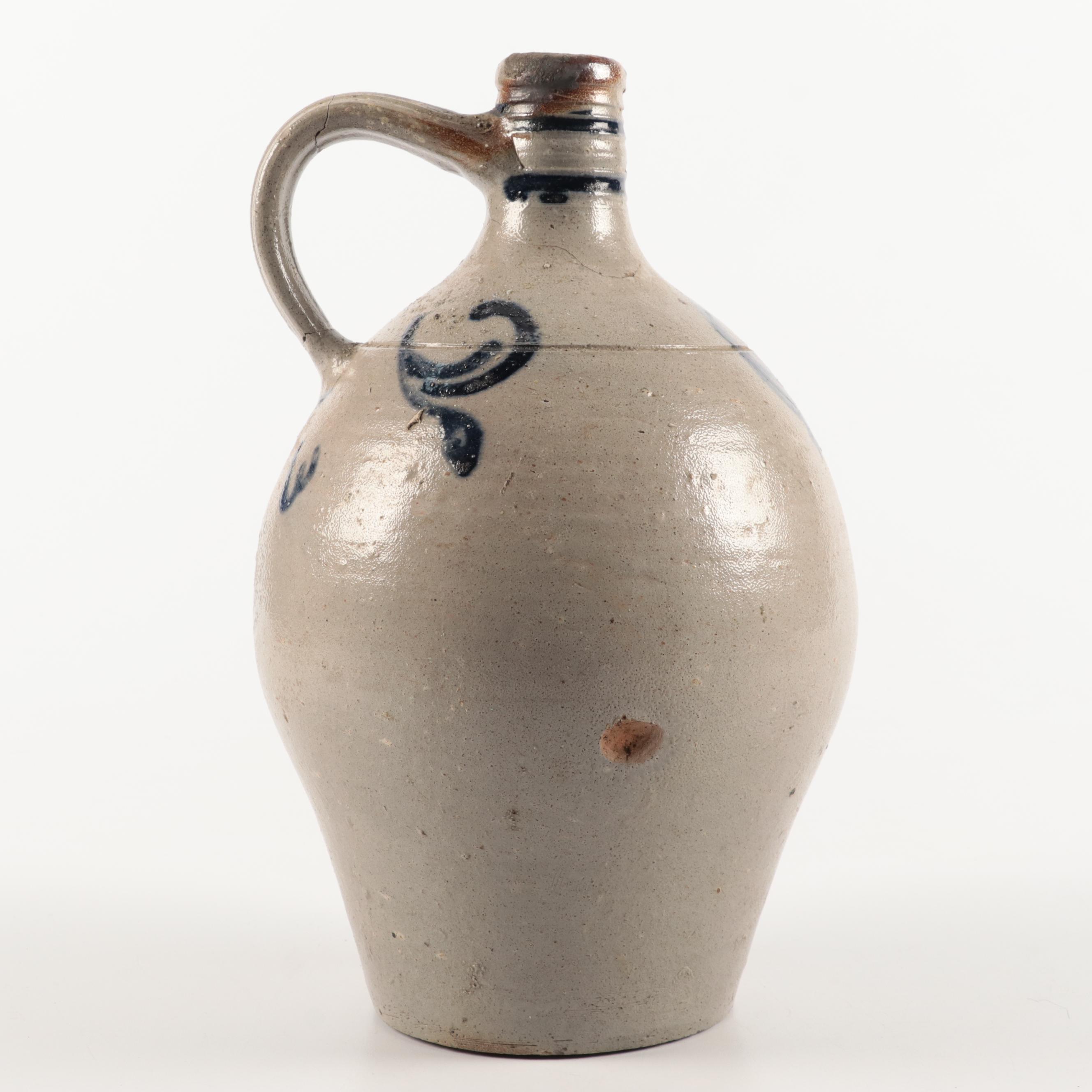 Gres d'Alsace Pitcher with Other Betschdorf Stoneware Jugs