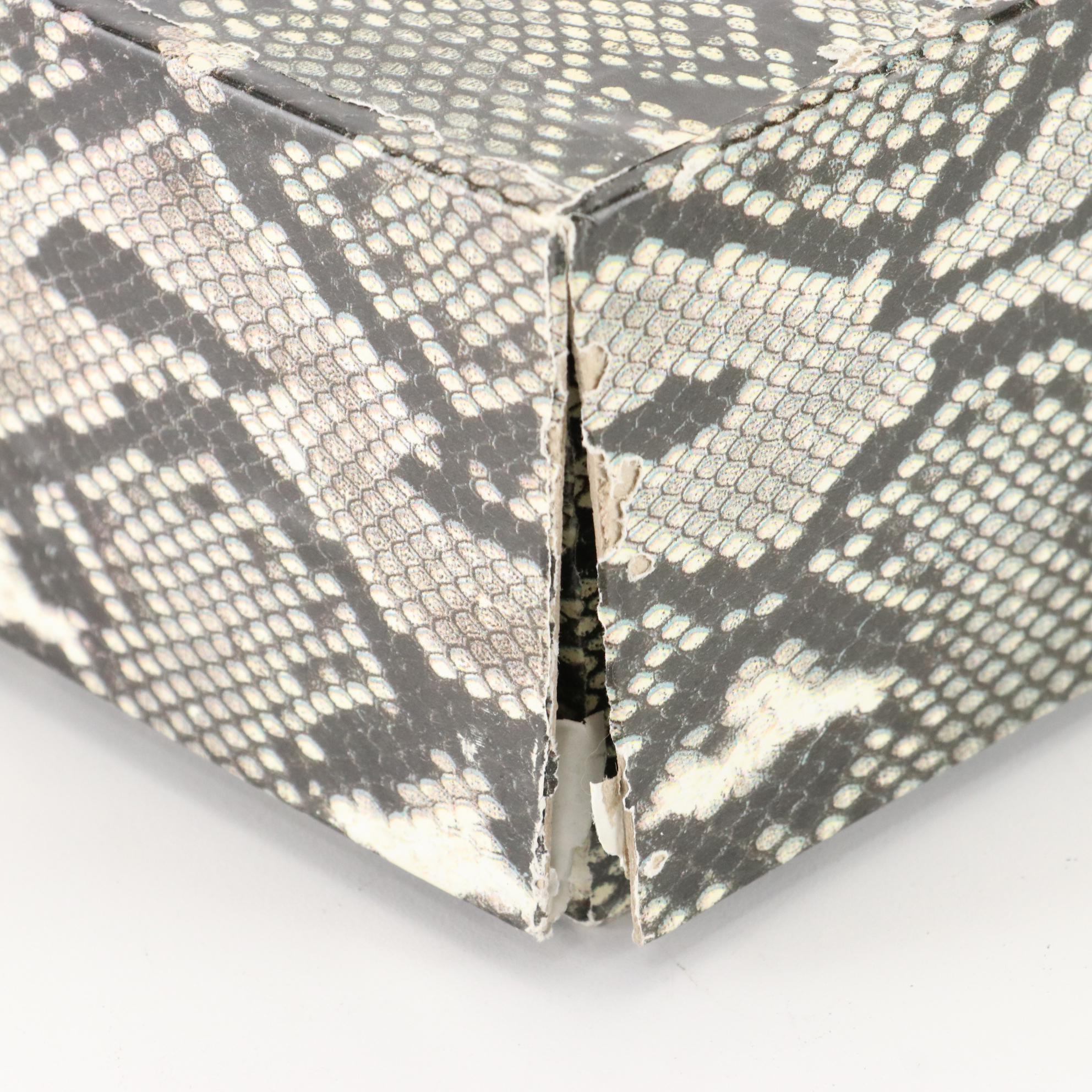Judith Leiber Alligator Skin Clutch for Saks Fifth Avenue with Box, 1960s