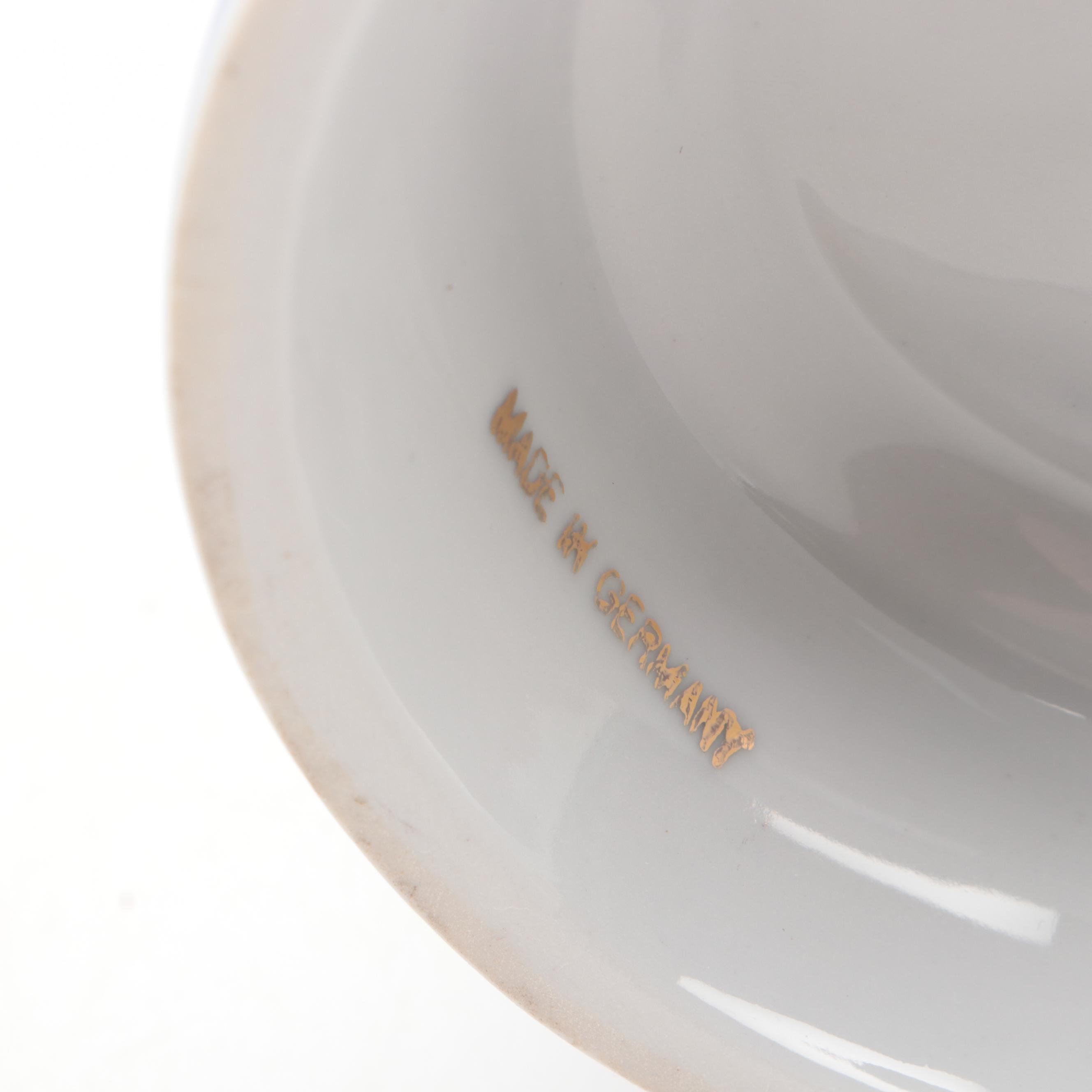 German Lithopane Regimental Porcelain Beer Stein