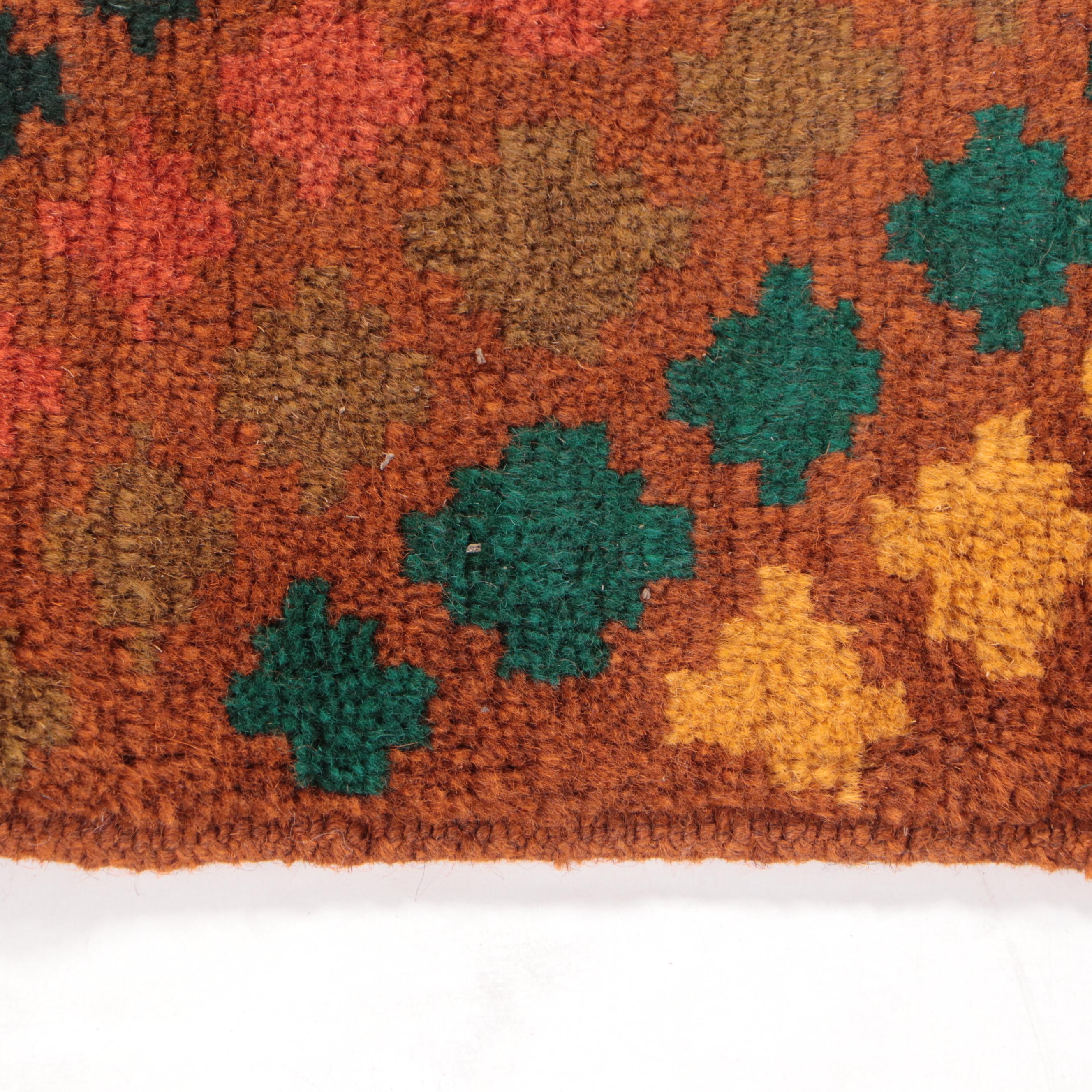 2'10 x 4' Hand-Knotted Afghan Baluch Accent Rug