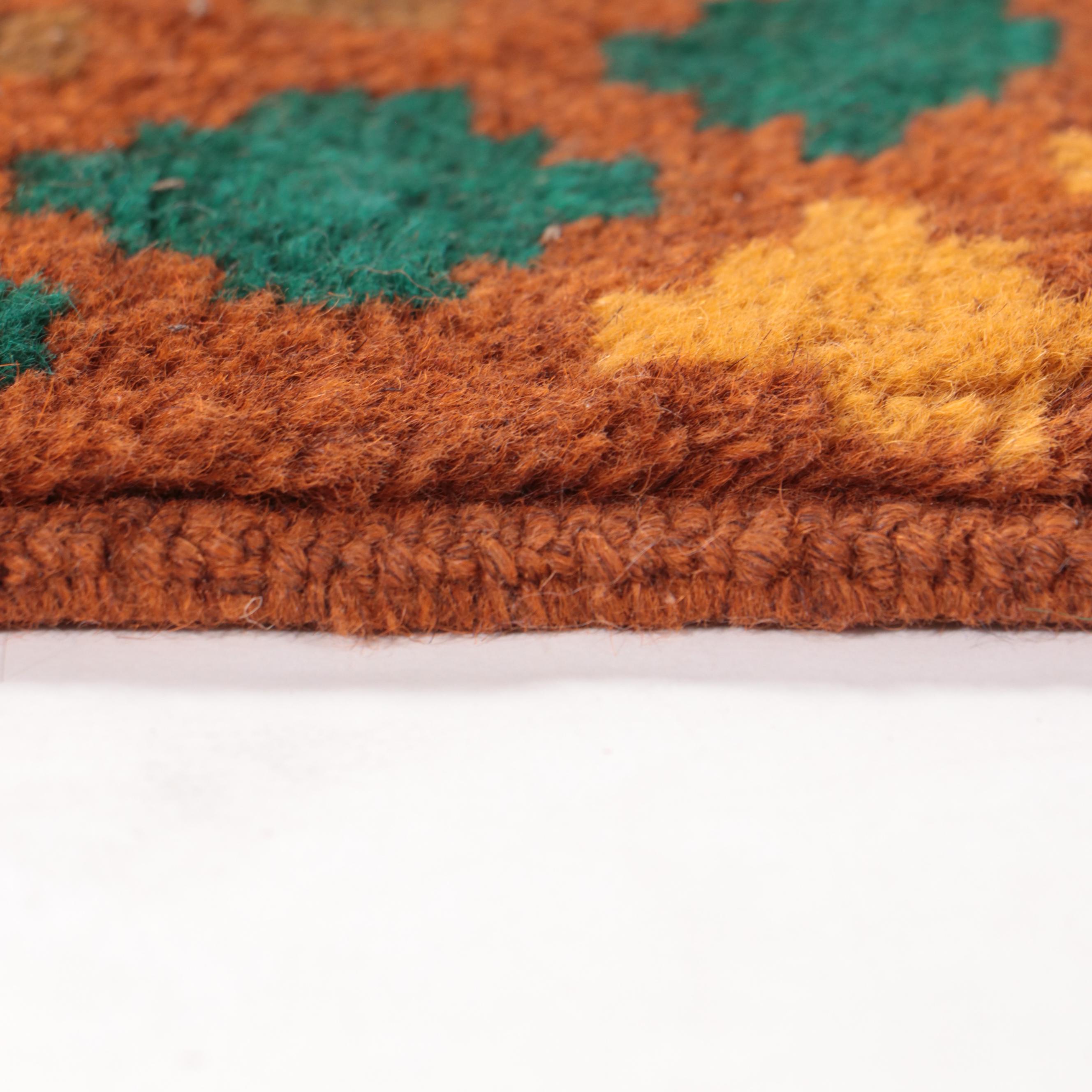 2'10 x 4' Hand-Knotted Afghan Baluch Accent Rug