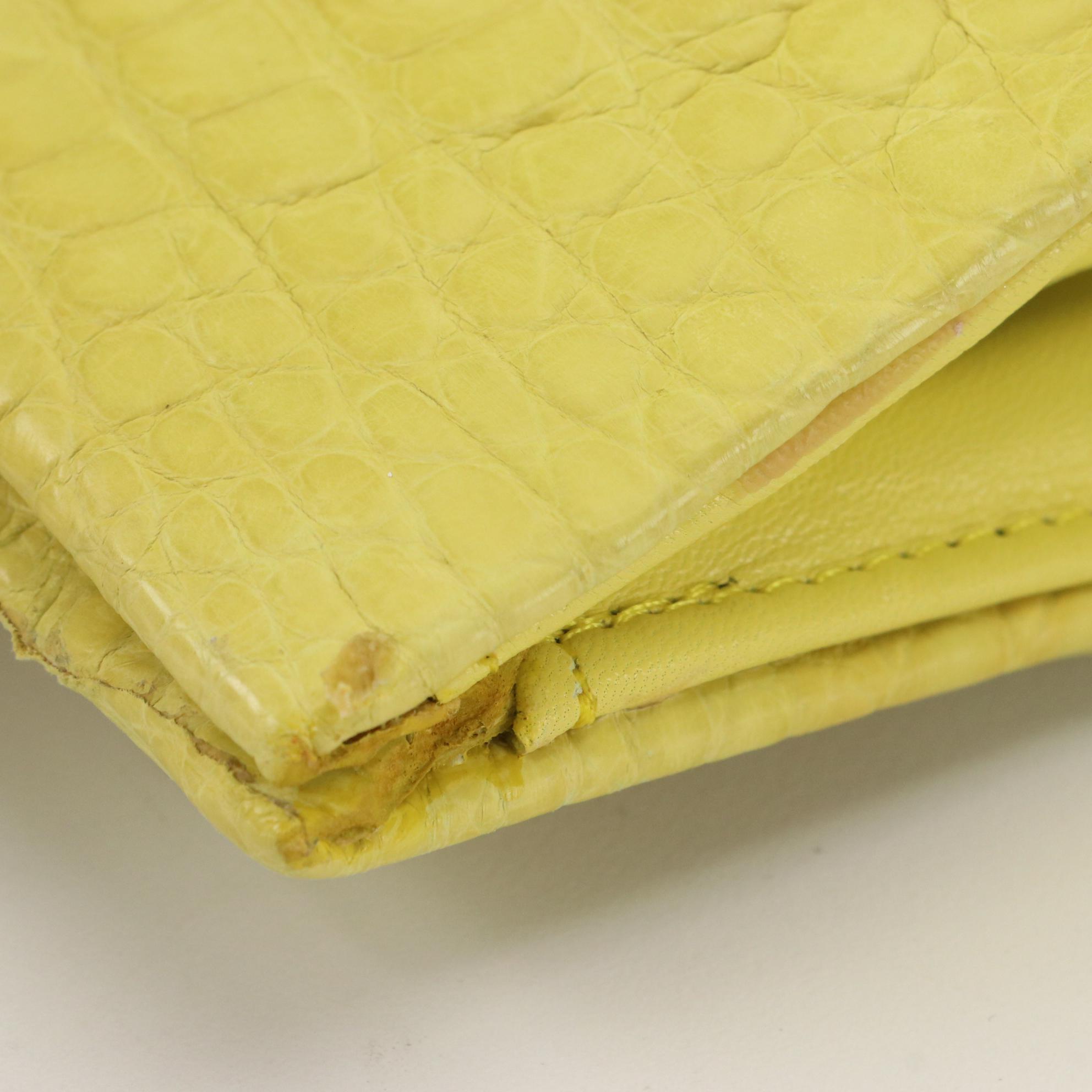 The Barfield Collection Caiman Skin Clutches