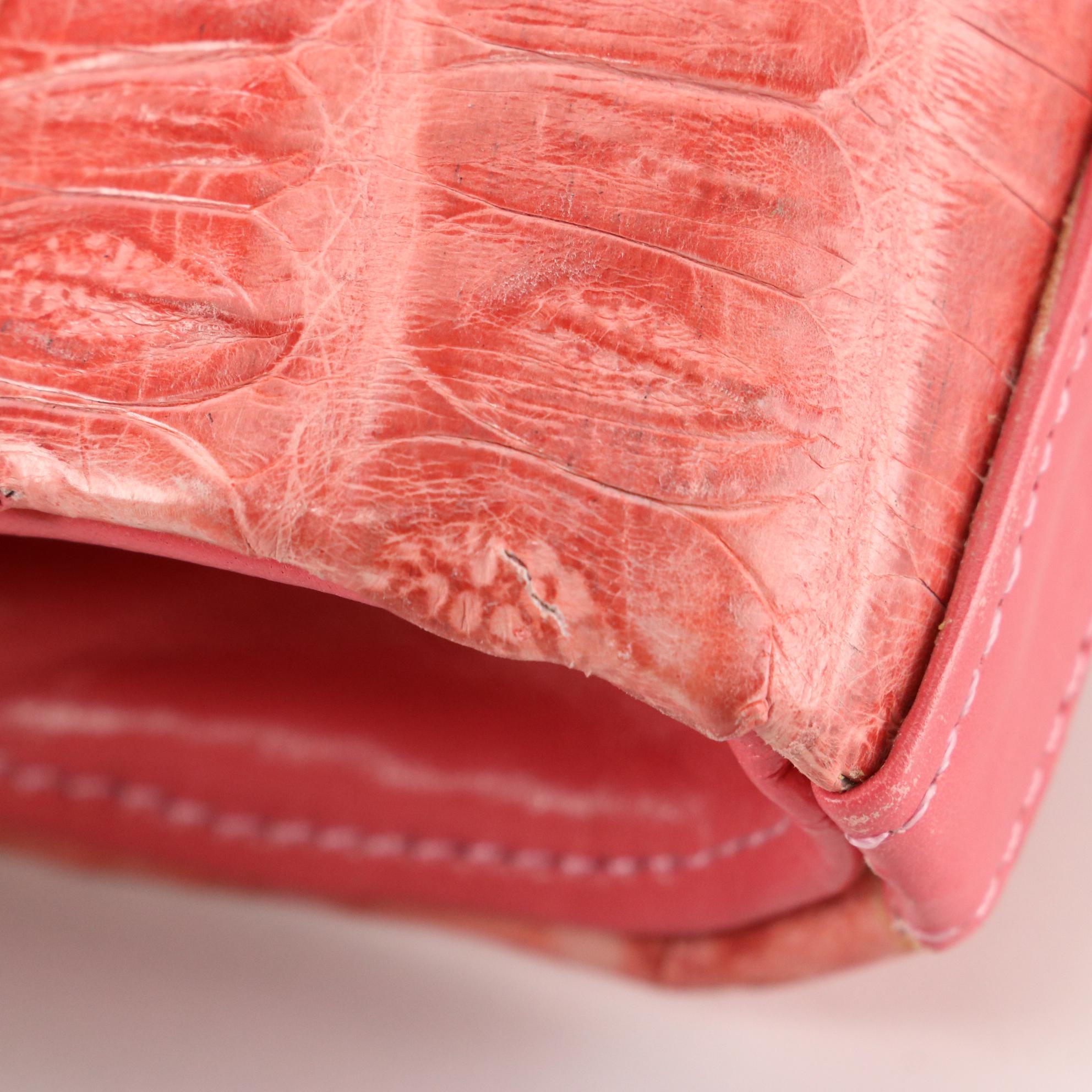 The Barfield Collection Caiman Skin Clutches
