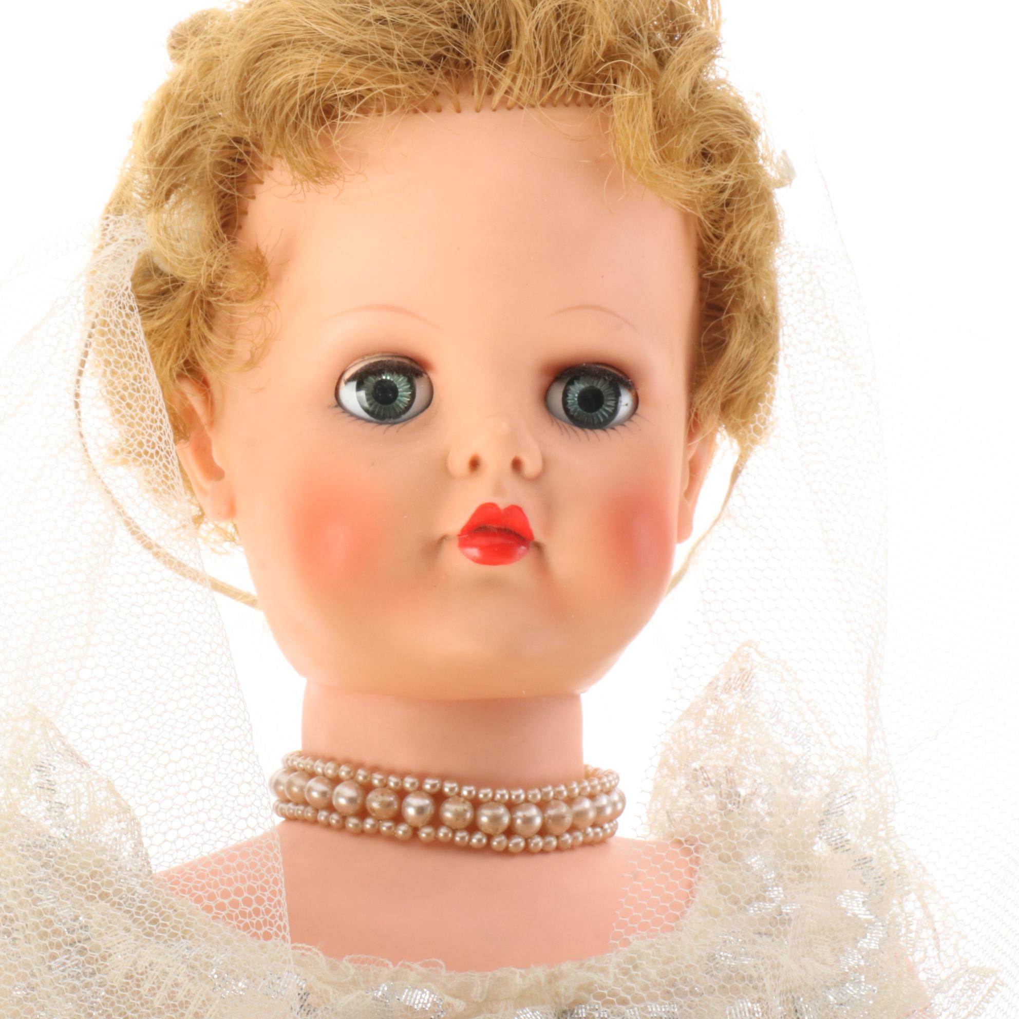Betty The Beautiful Bride with Ginny Doll, Armoire and Clothes