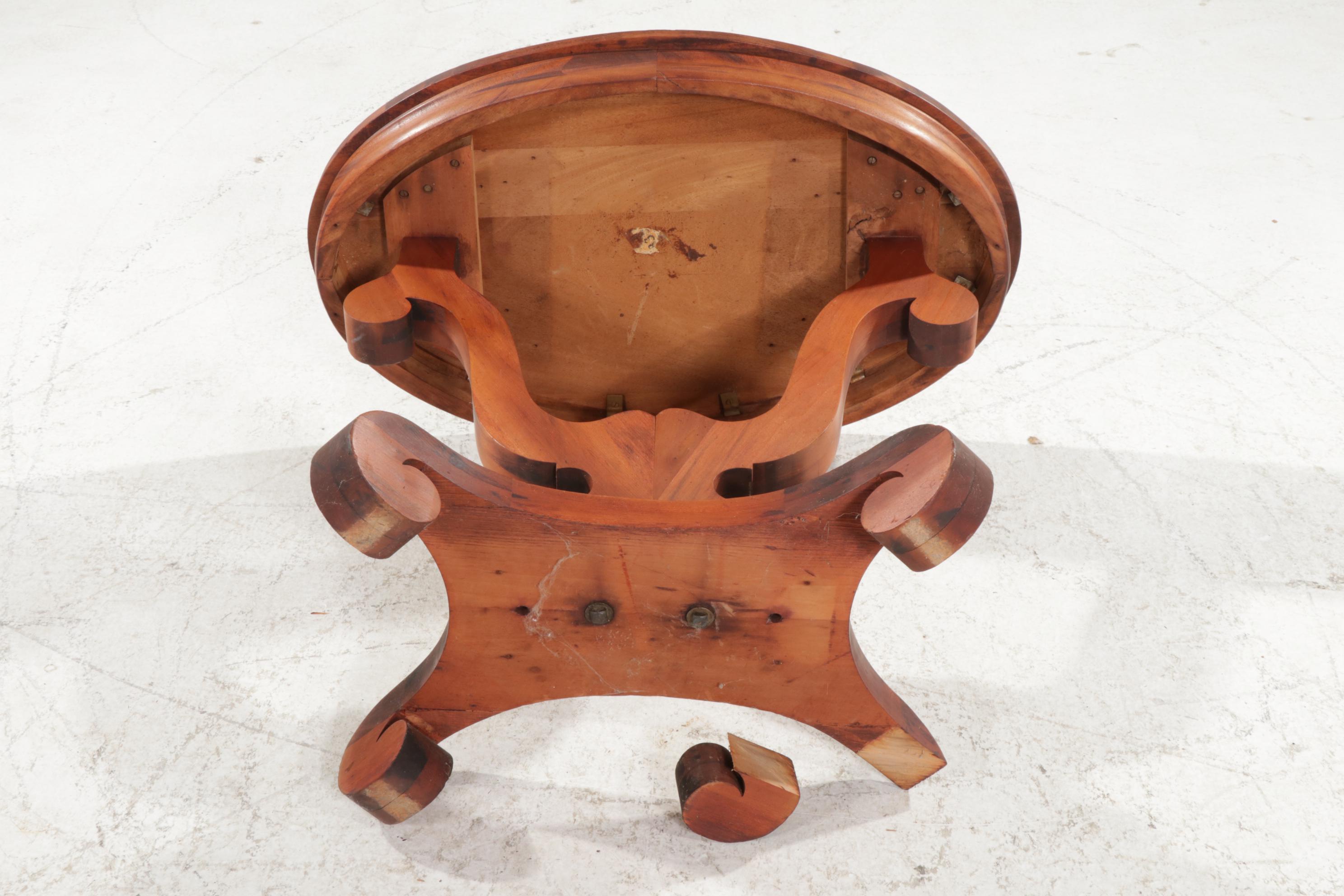 Empire Revival Mahogany Side Table, Late 19th Century