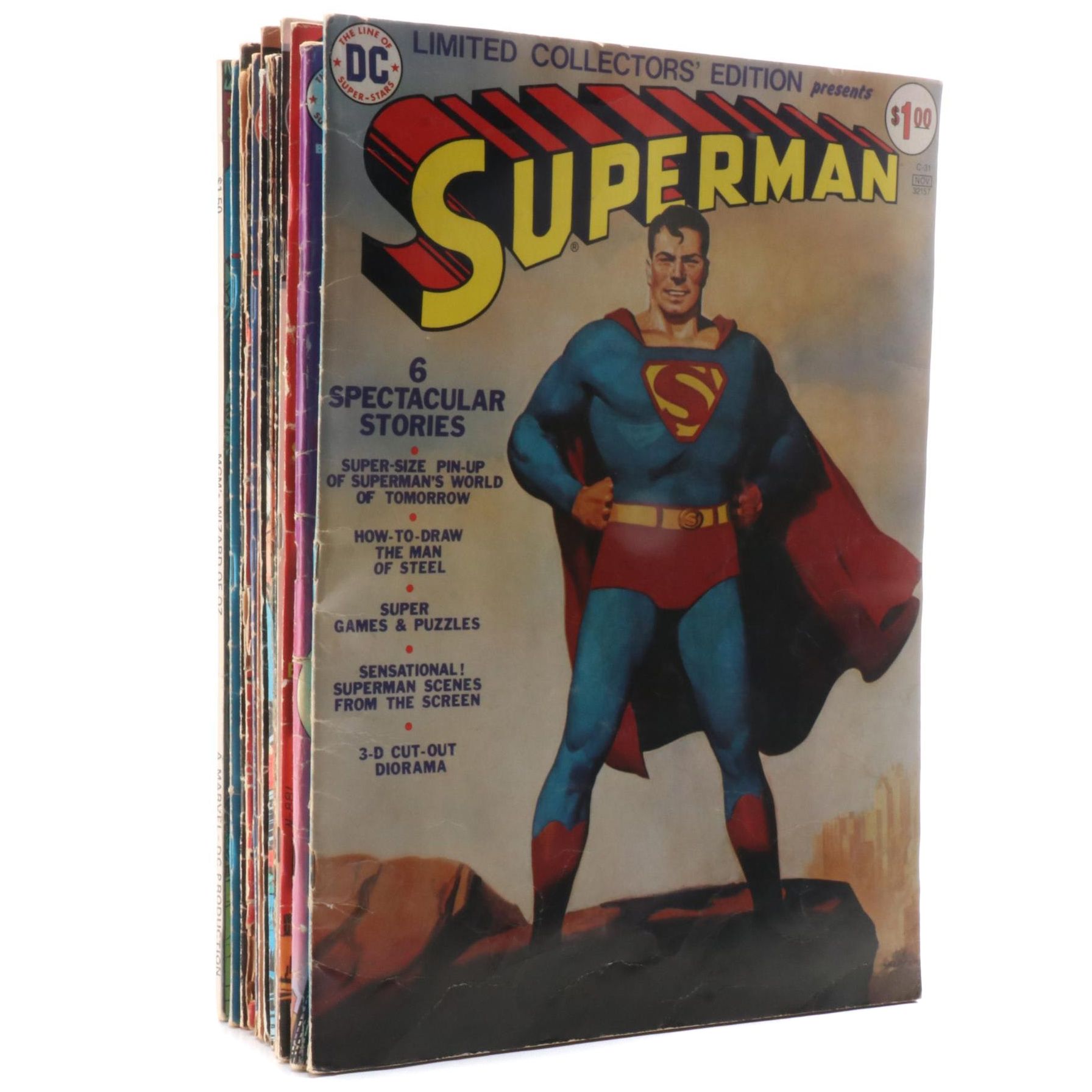 Limited Collector's Edition Batman, Superman and Other Oversized DC Comics