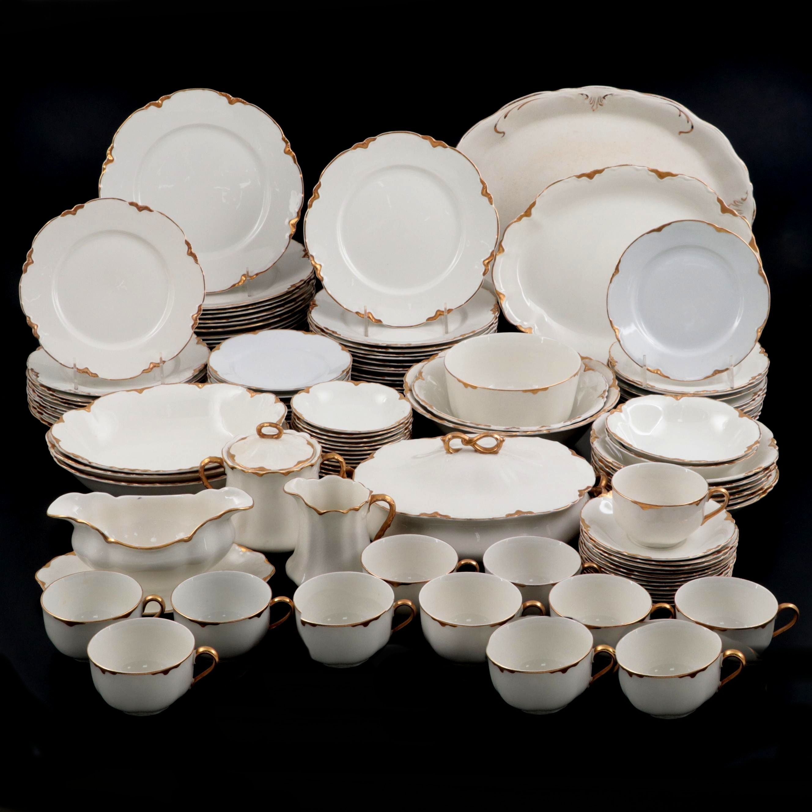 Johnson Bros. "Chantilly Gold" with Other Dinnerware and Table Accessories