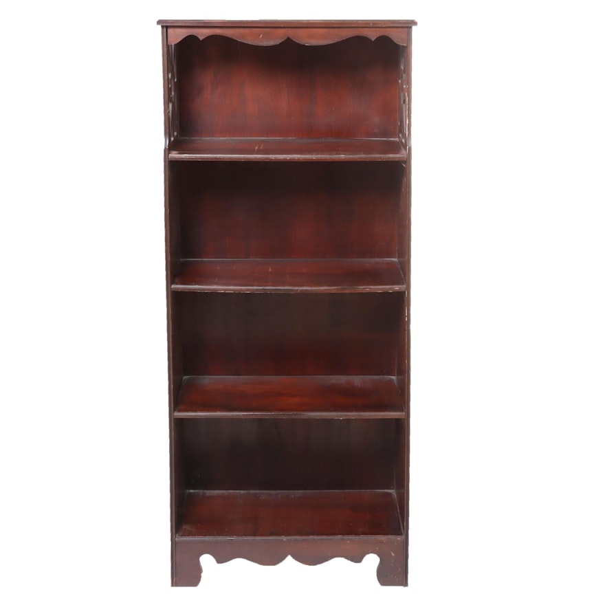 Small American Colonial Revival Mahogany-Stained Bookcase, Early 20th Century