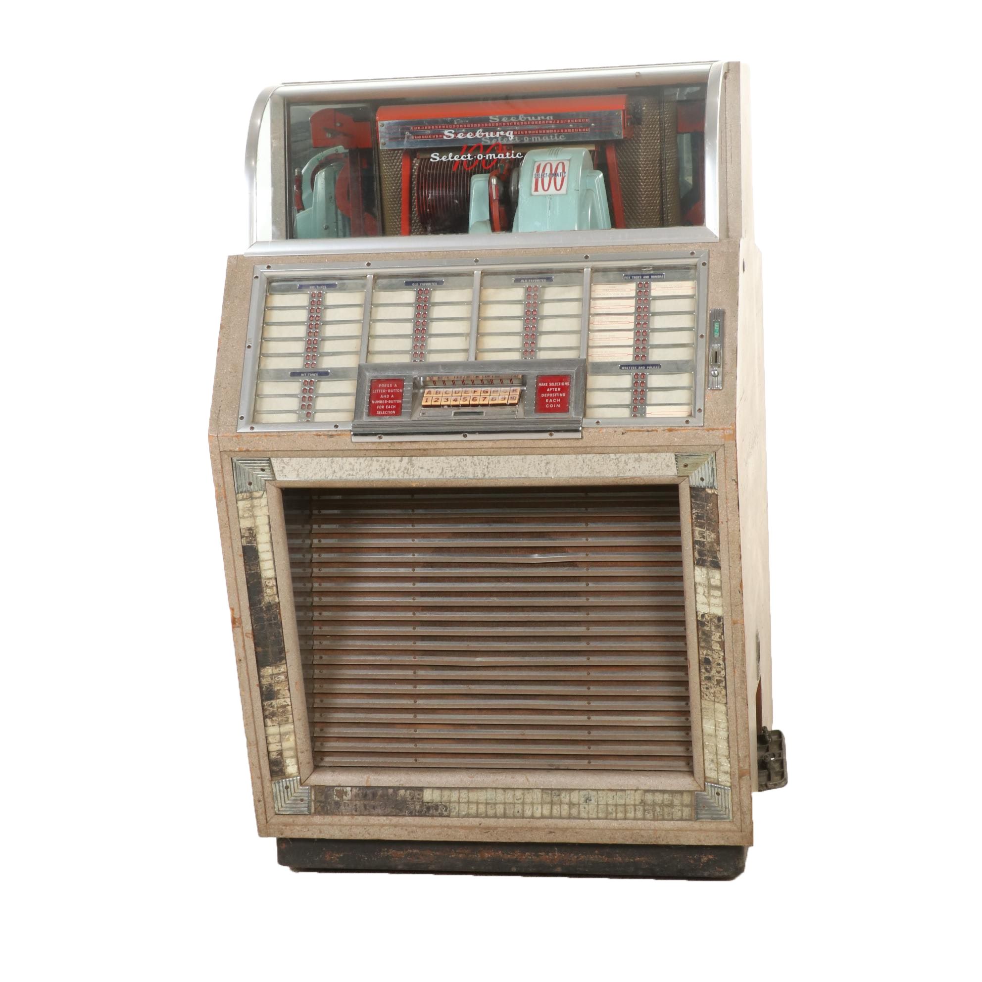 Seeburg High Fidelity Model M100B Jukebox, 1951