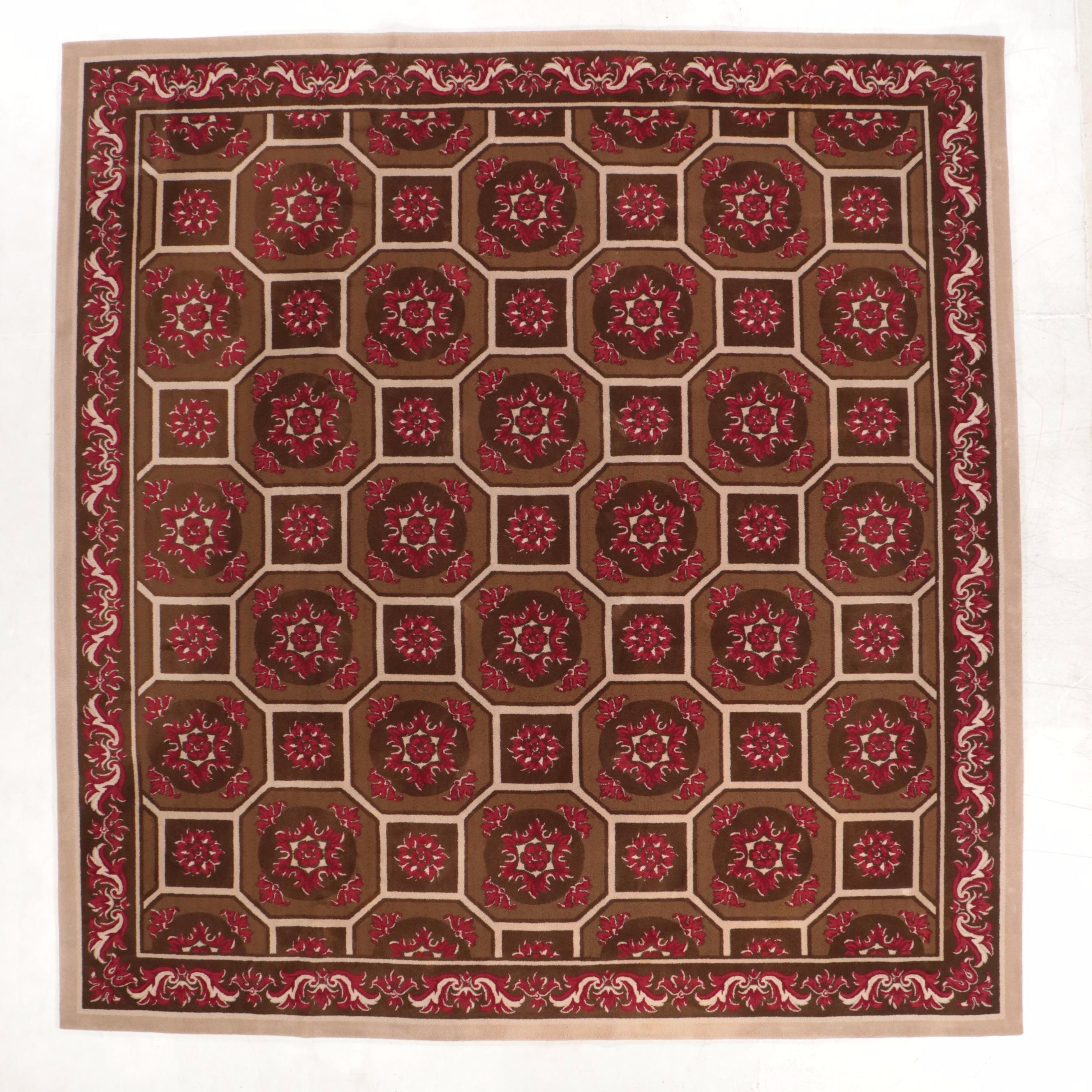 14' x 14'7 Machine-Made Davis & Davis Trellis Area Rug