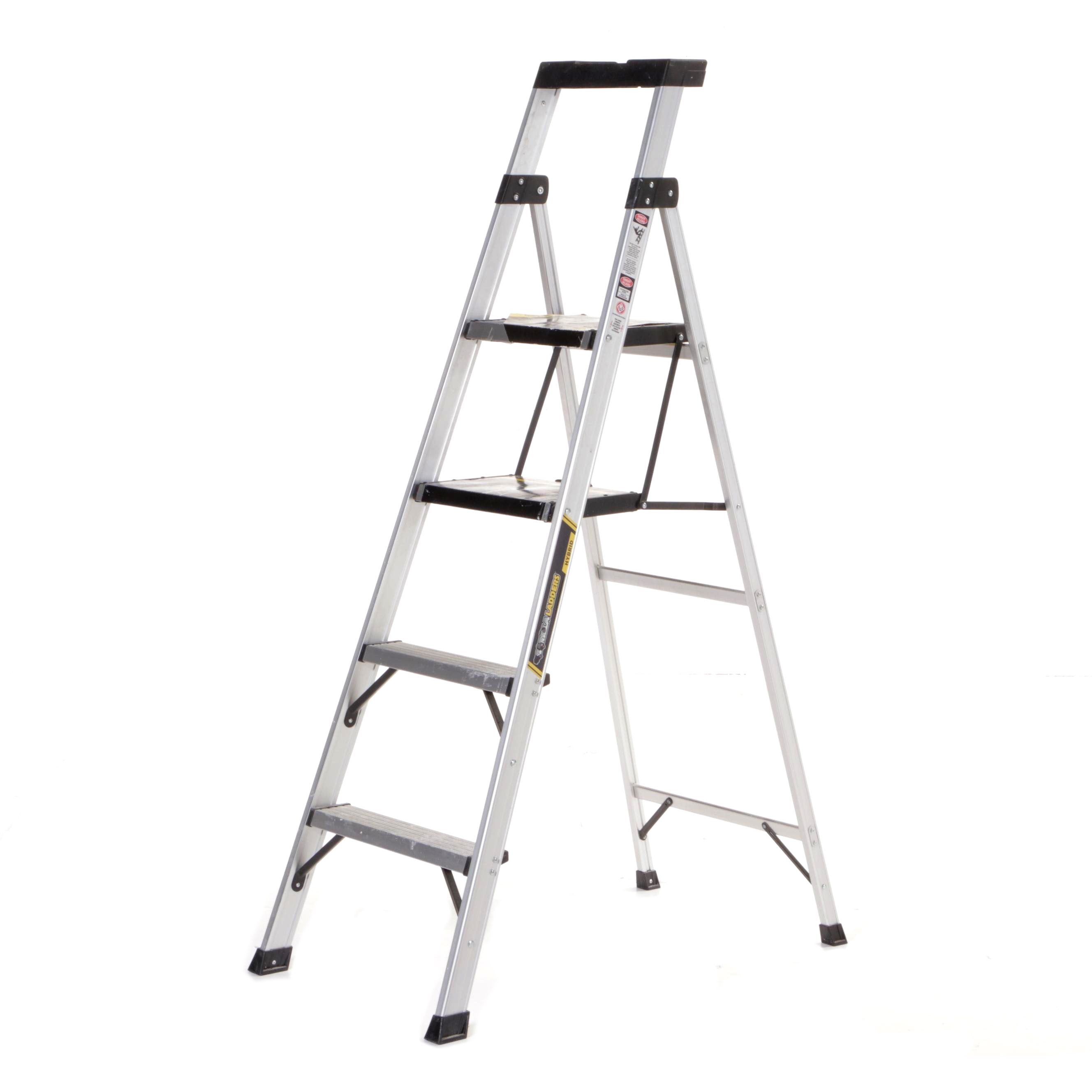 Gorilla Ladders 5'5 Aluminum Hybrid Step Ladder