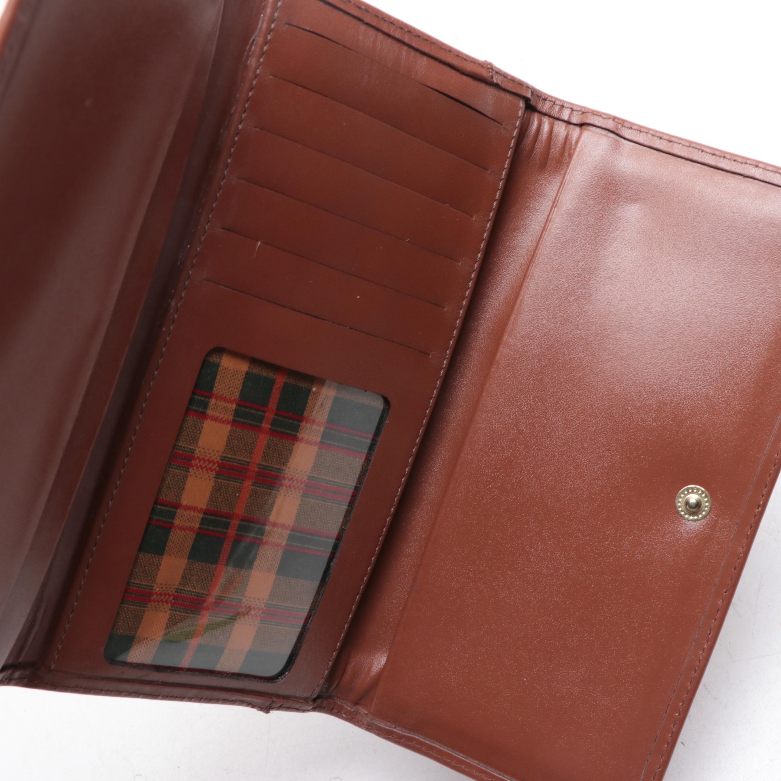 Natural Calf Hair/Leather Wallet with Printed Calf Hair/Leather Shoulder Bag