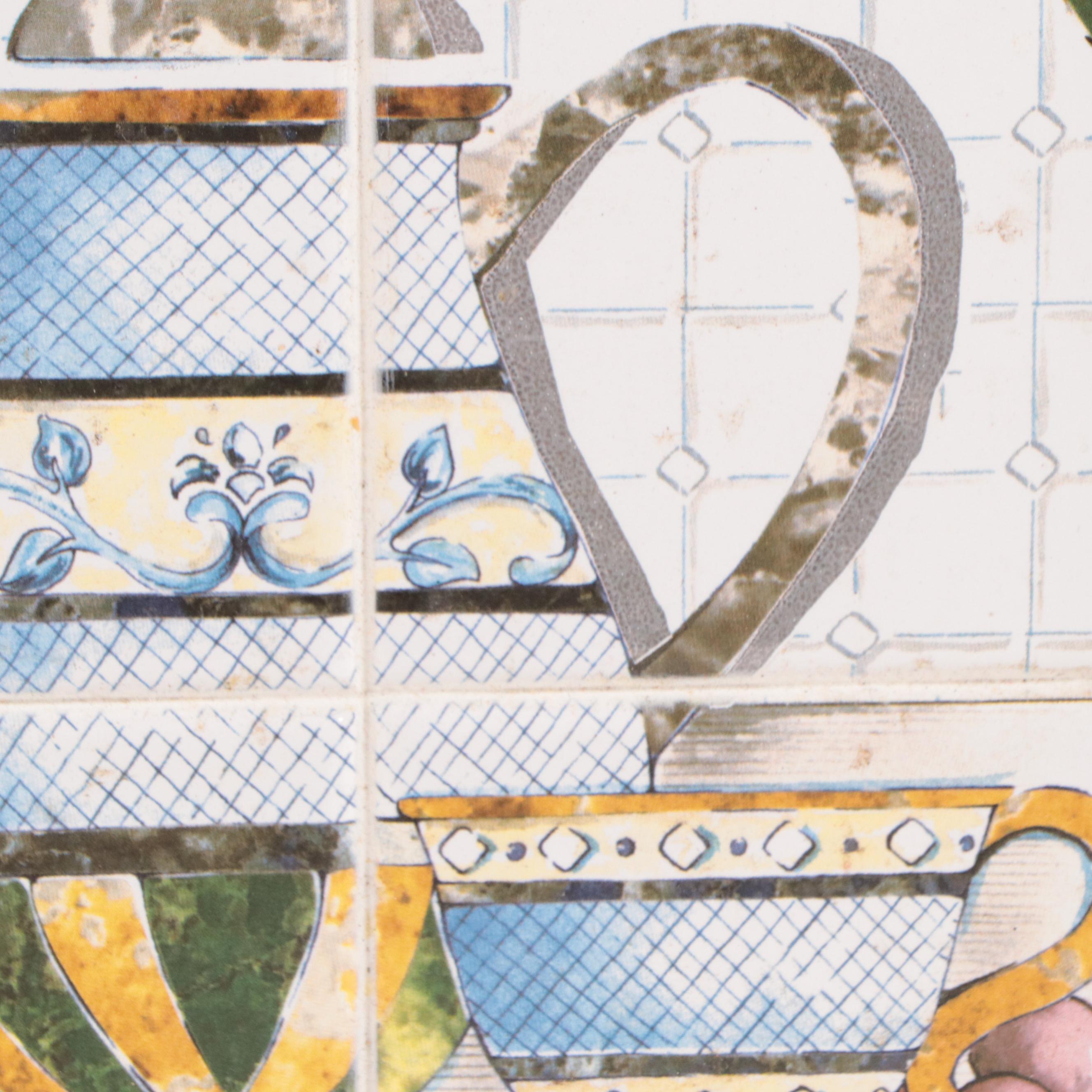 Photomechanical Image Transfer on Ceramic Tile Panel