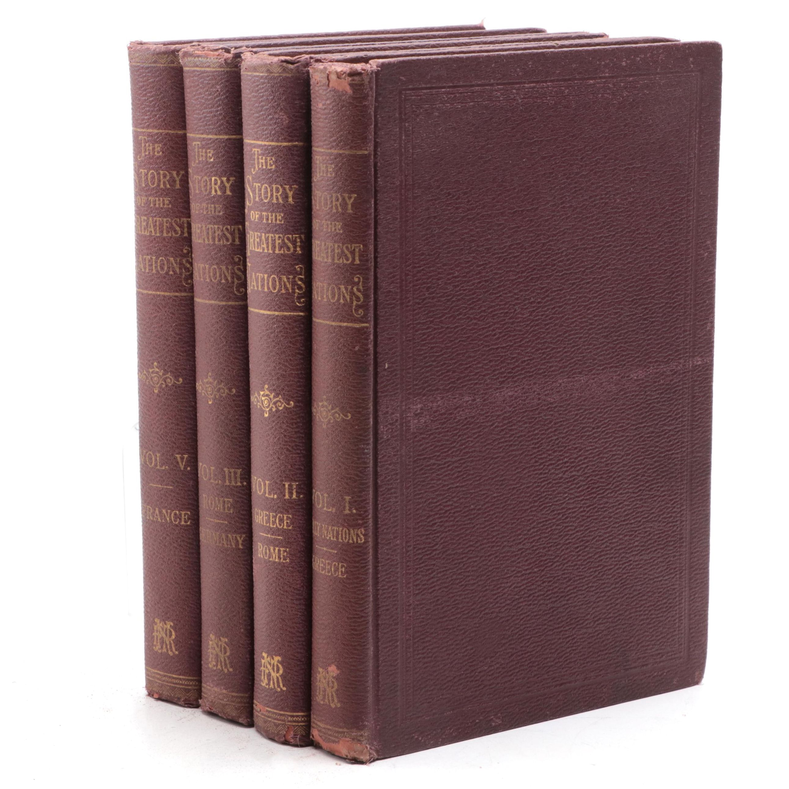 Illustrated "The Story of the Greatest Nations" Partial Set, Early 20th Century