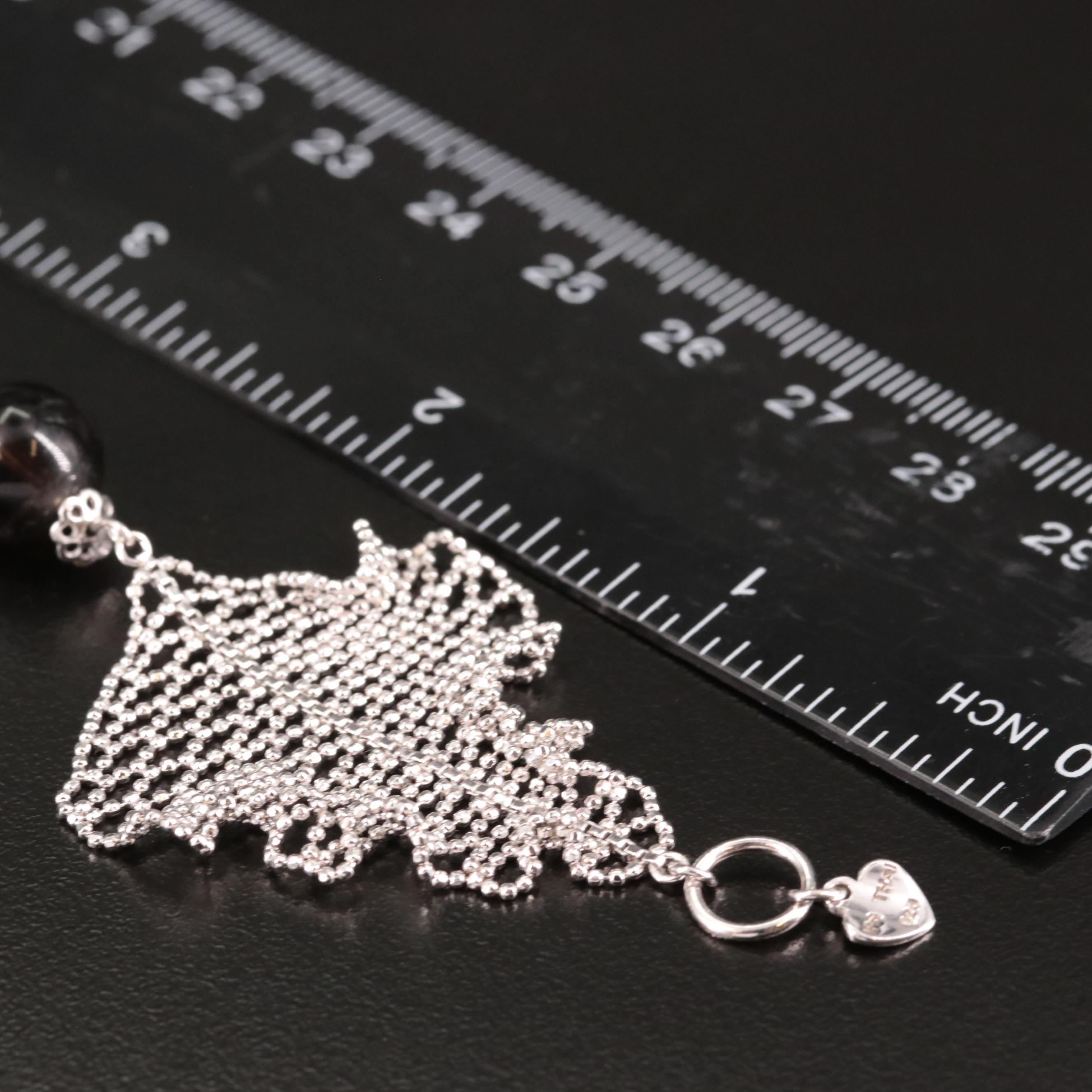 Sterling Smoky Quartz Bracelet