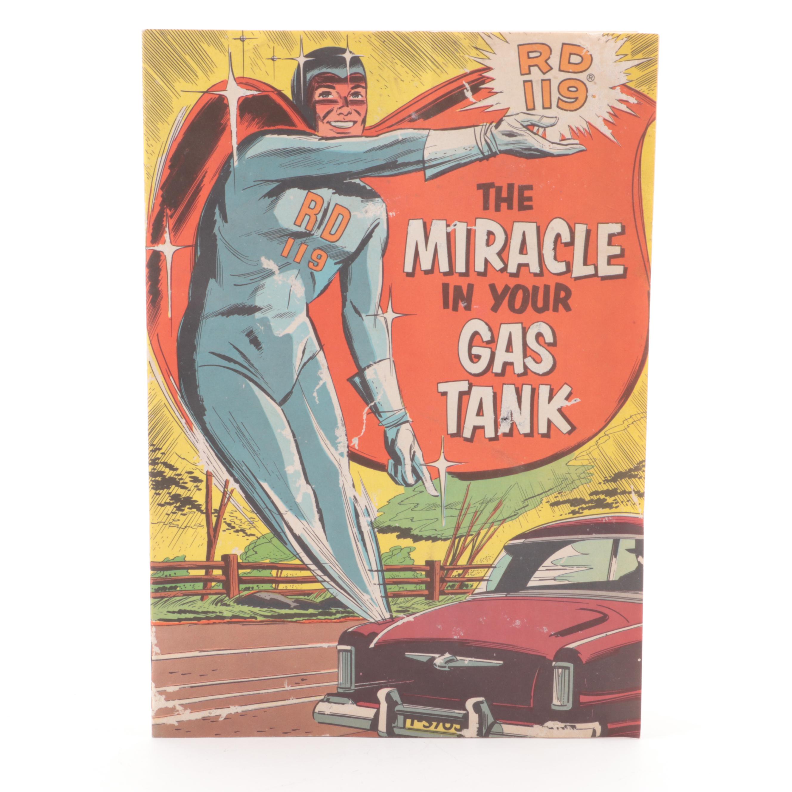 "The Miracle in Your Gas Tank" Comic Book with Disney Magazine and Coloring Book