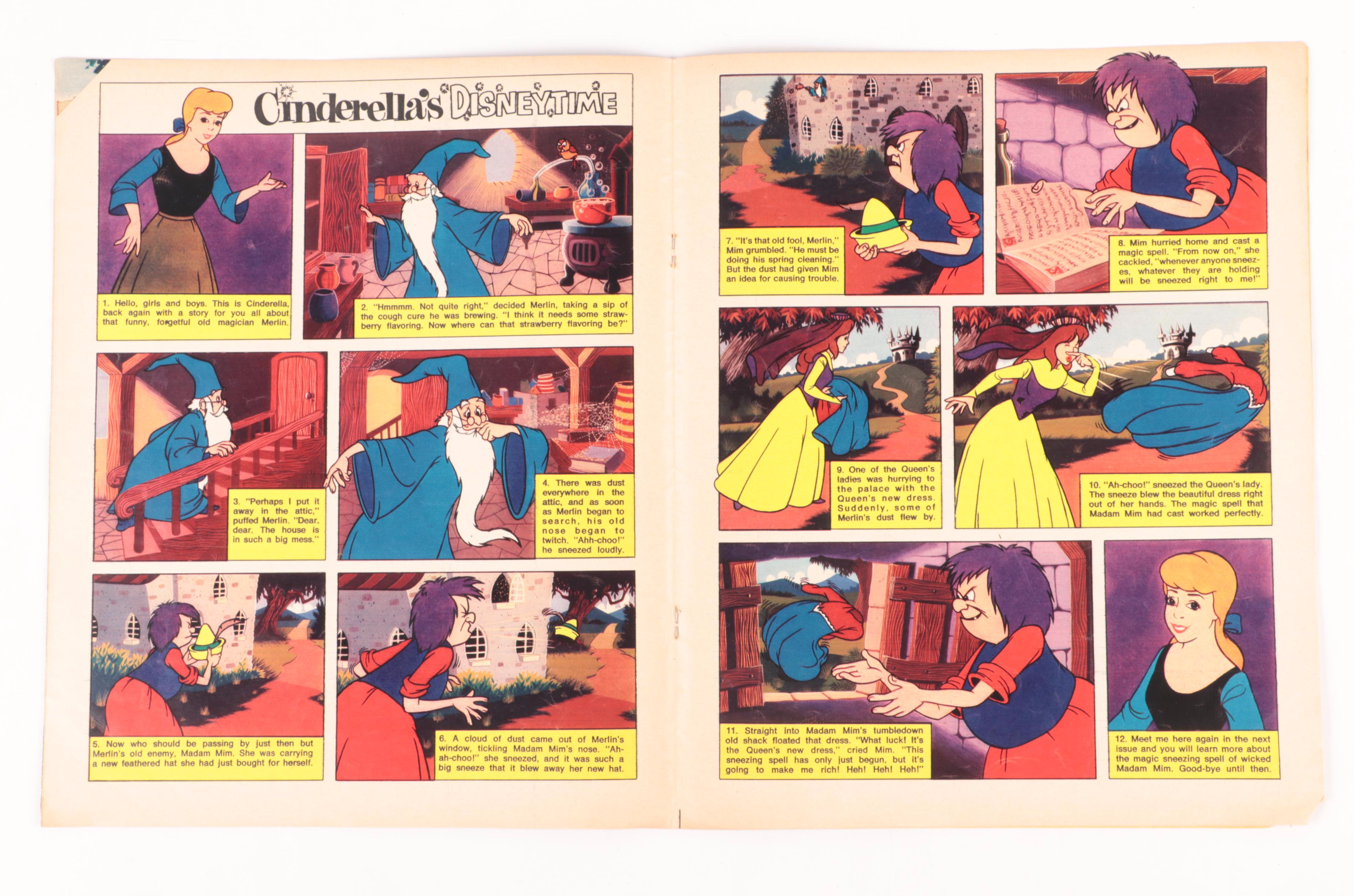 "The Miracle in Your Gas Tank" Comic Book with Disney Magazine and Coloring Book