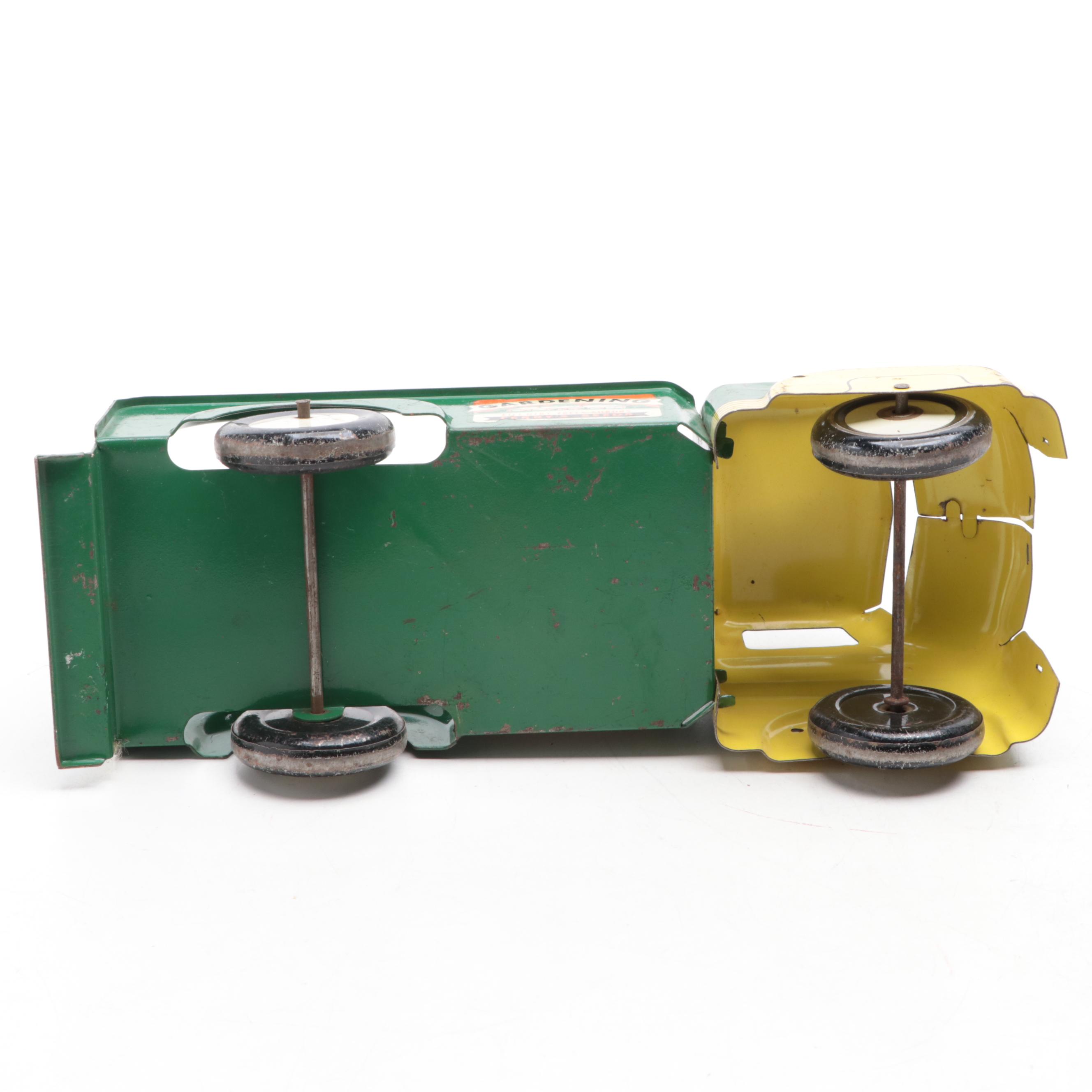 Wyandotte Gardening Toy Truck with Other Toys, Mid to Late 20th Century