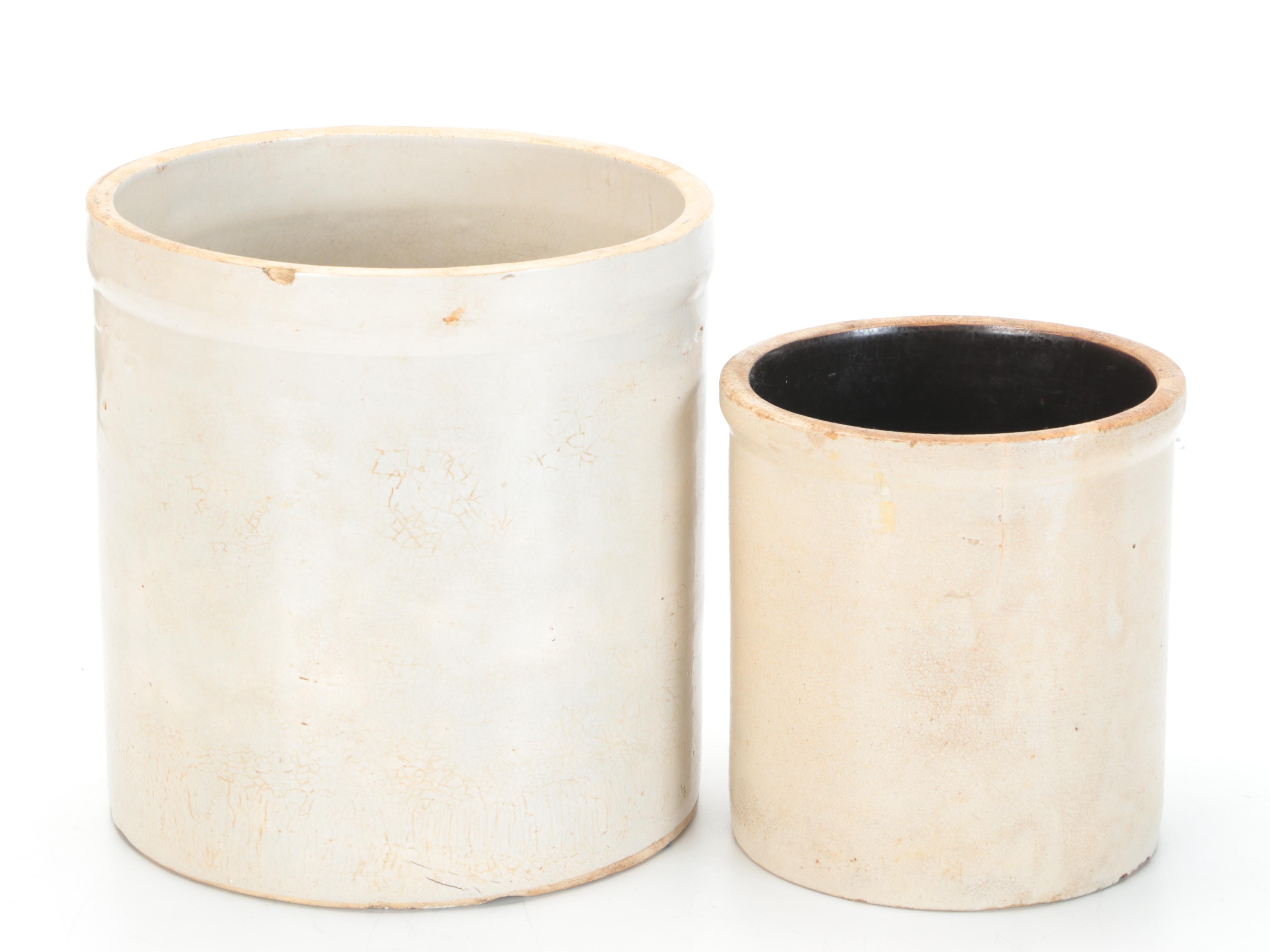 3-Gallon and More Stoneware and Salt Glazed Crocks