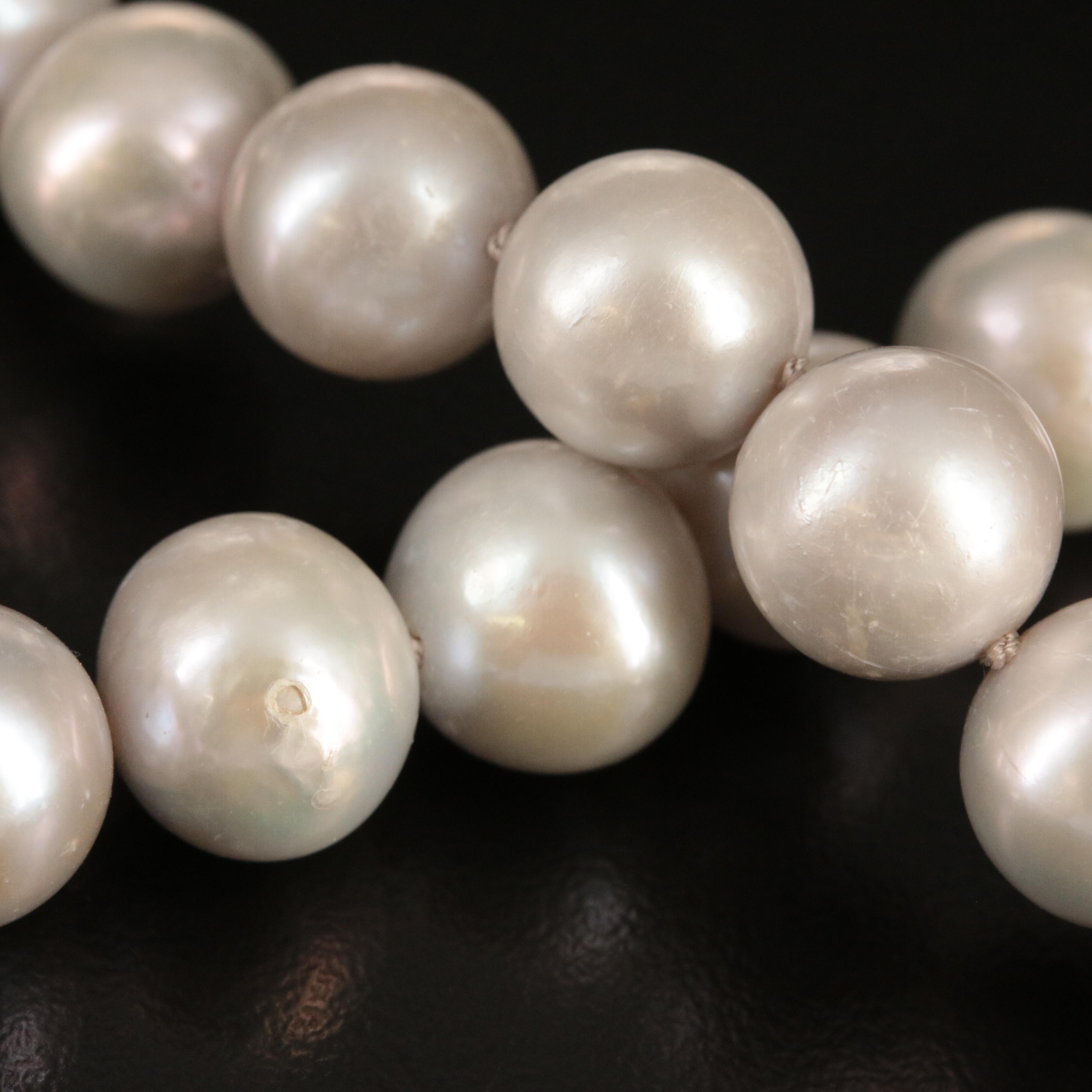 10.50 - 11.50 mm Pearl Necklace with 14K Clasp