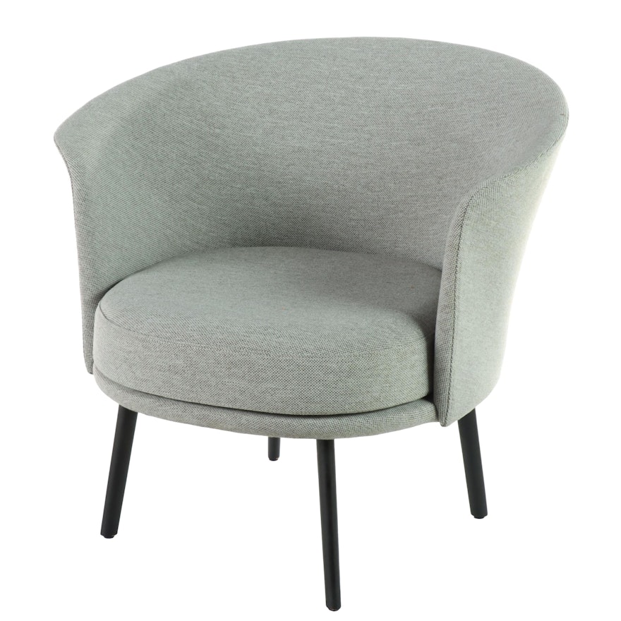 GamFratesi for HAY "Dorso" Modernist Style Upholstered Swivel Tub Chair