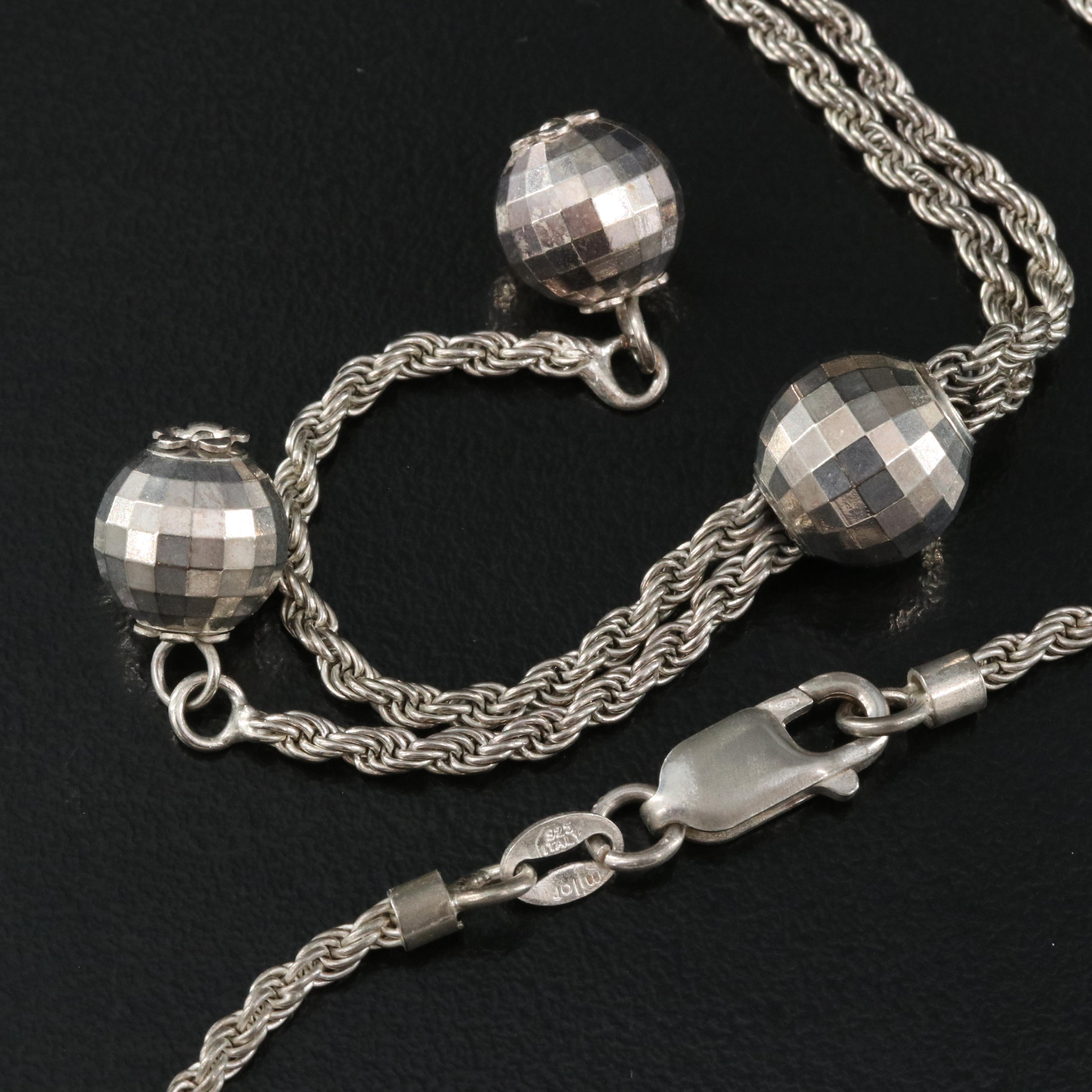 Italian Milor Sterling Necklace