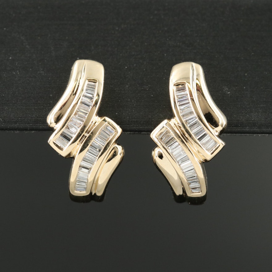14K 0.50 CT Diamond Earrings
