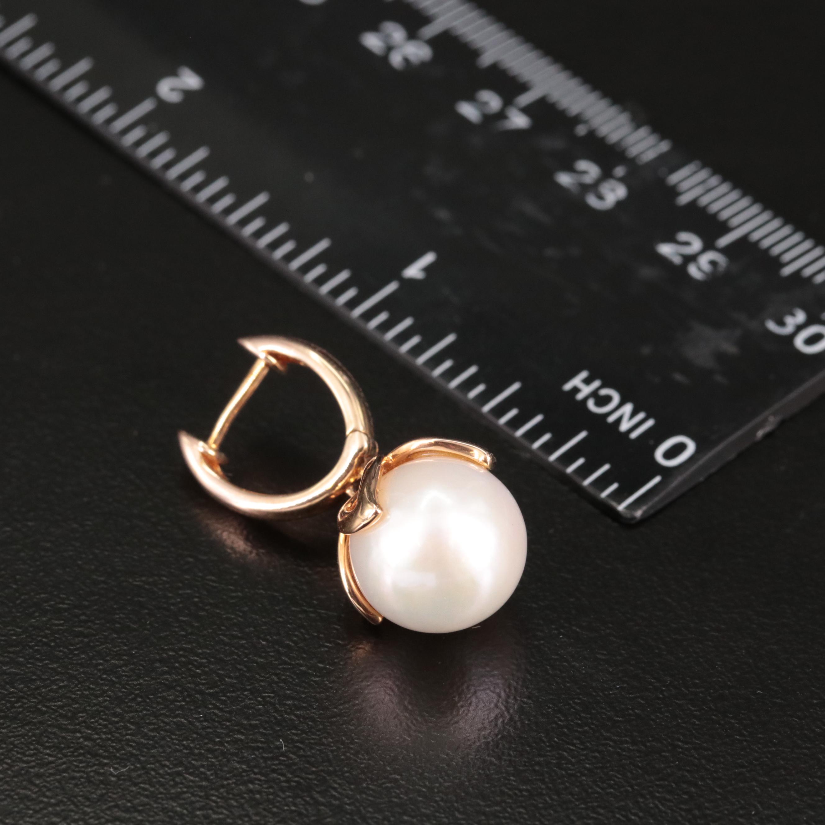 Sterling Cultured Pearl Drop Earrings