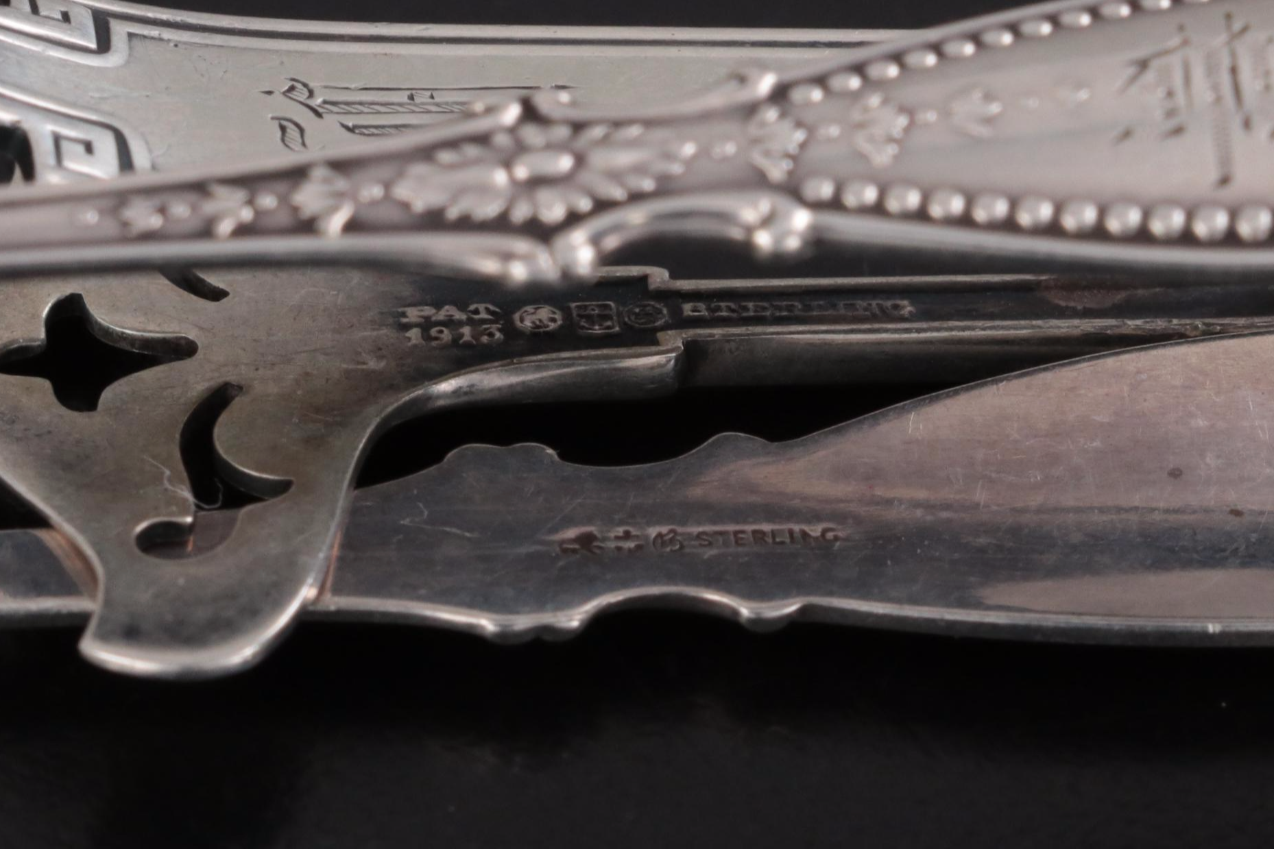 Gorham and Other Sterling Silver Utensils and Napkin Clips