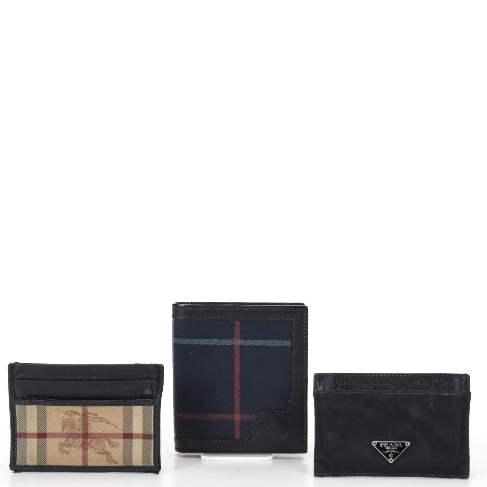 Prada and Burberry Card Holders and Wallet