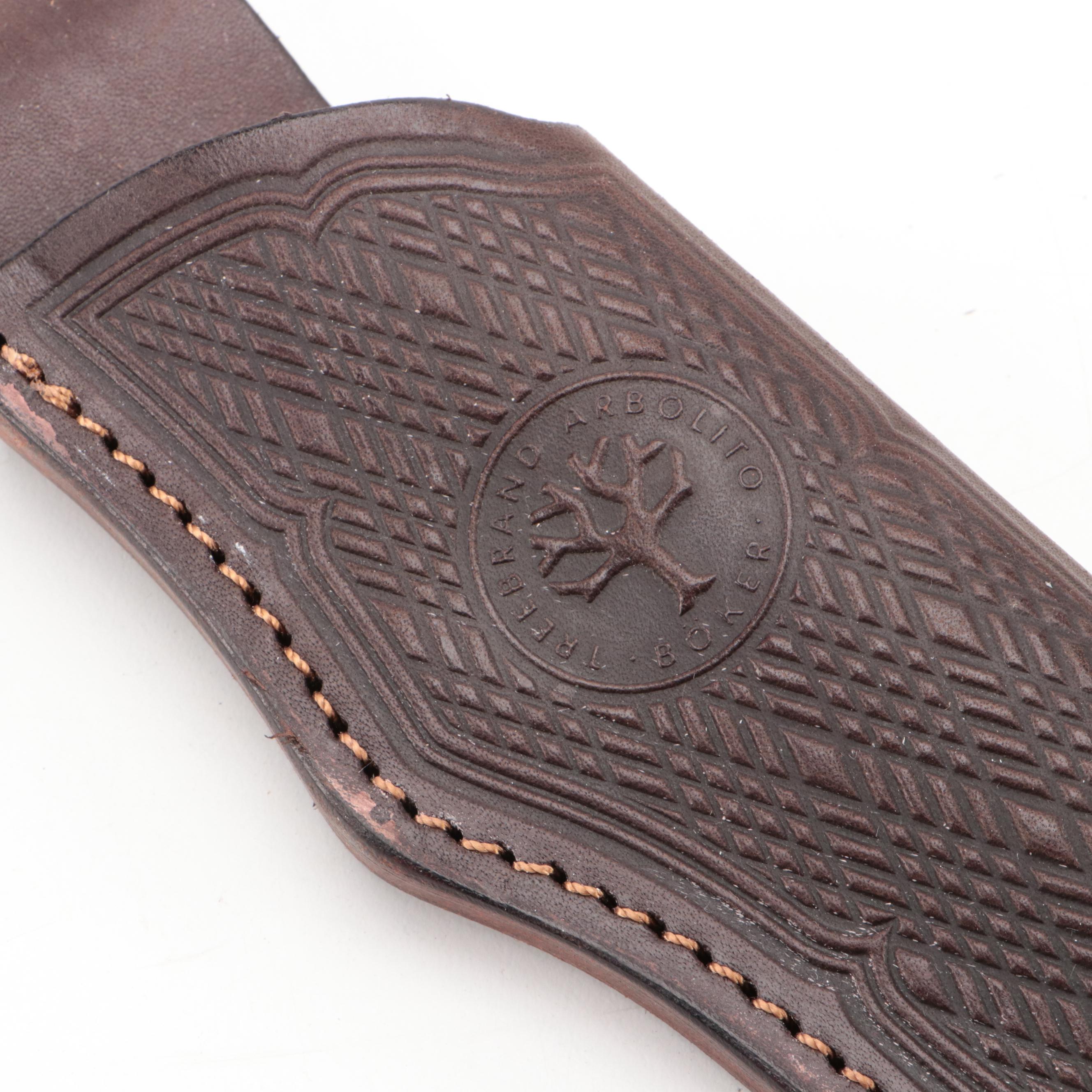 Boker Tree Brand Stainless Steel Bladed Knife with Stag Handle