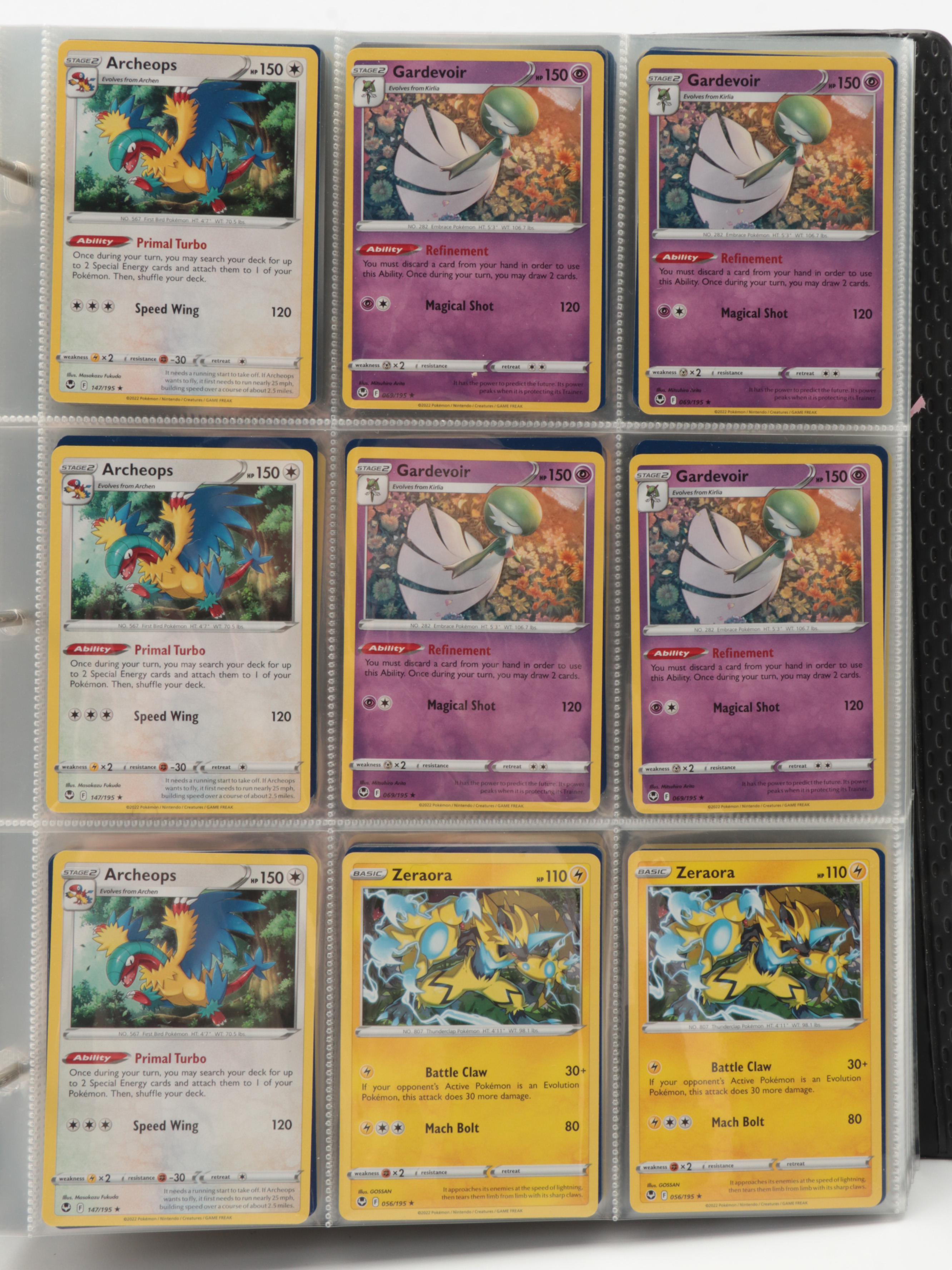 Pokémon Card Collection Featuring Pikachu, Charmeleon and More