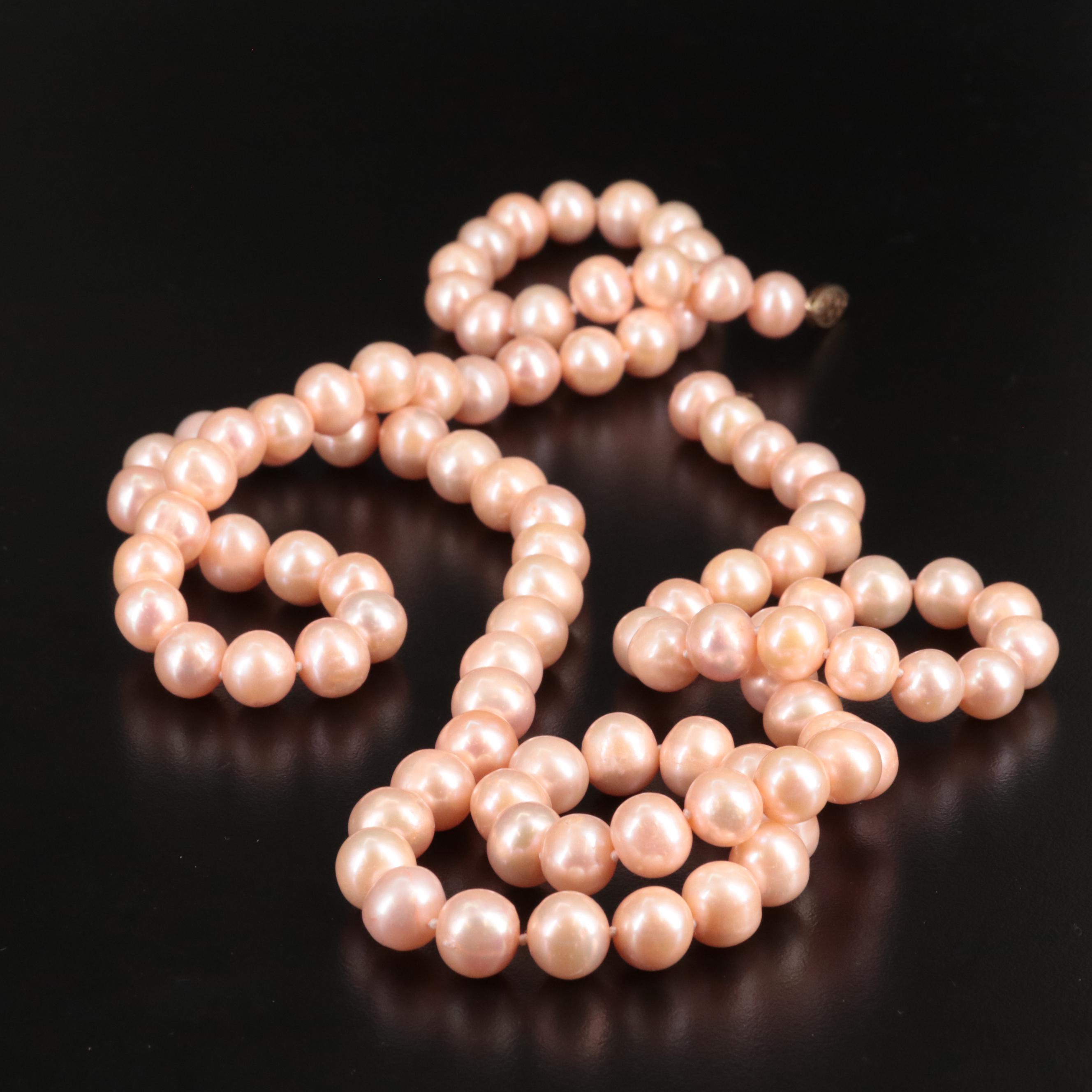 14K Cultured Pearl Necklace