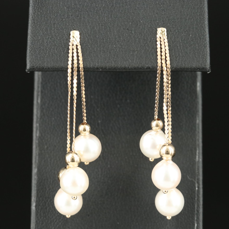 14K Pearl Earrings