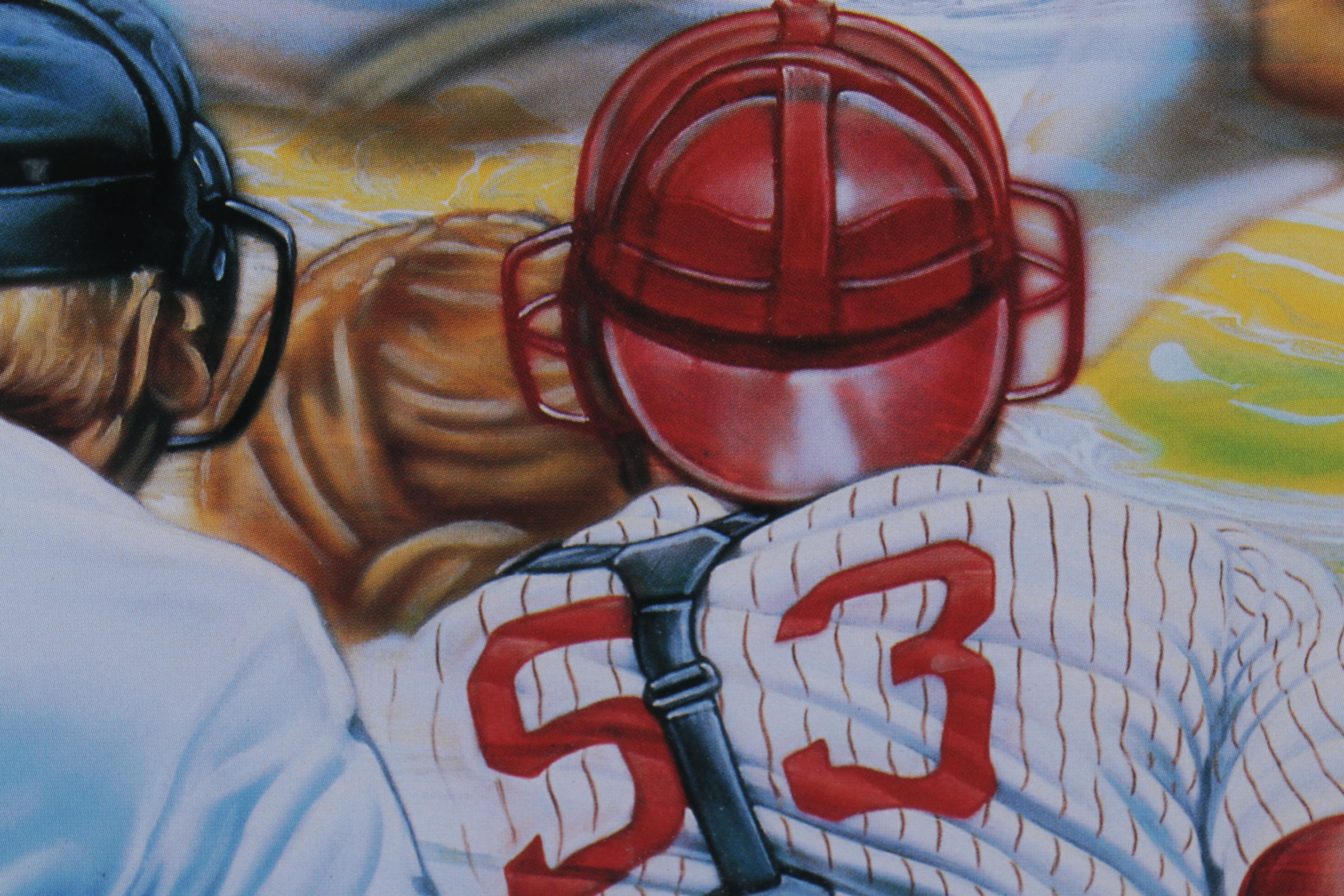 Manuel Morales Offset Lithograph "The 1992 US Olympic Team: Baseball"