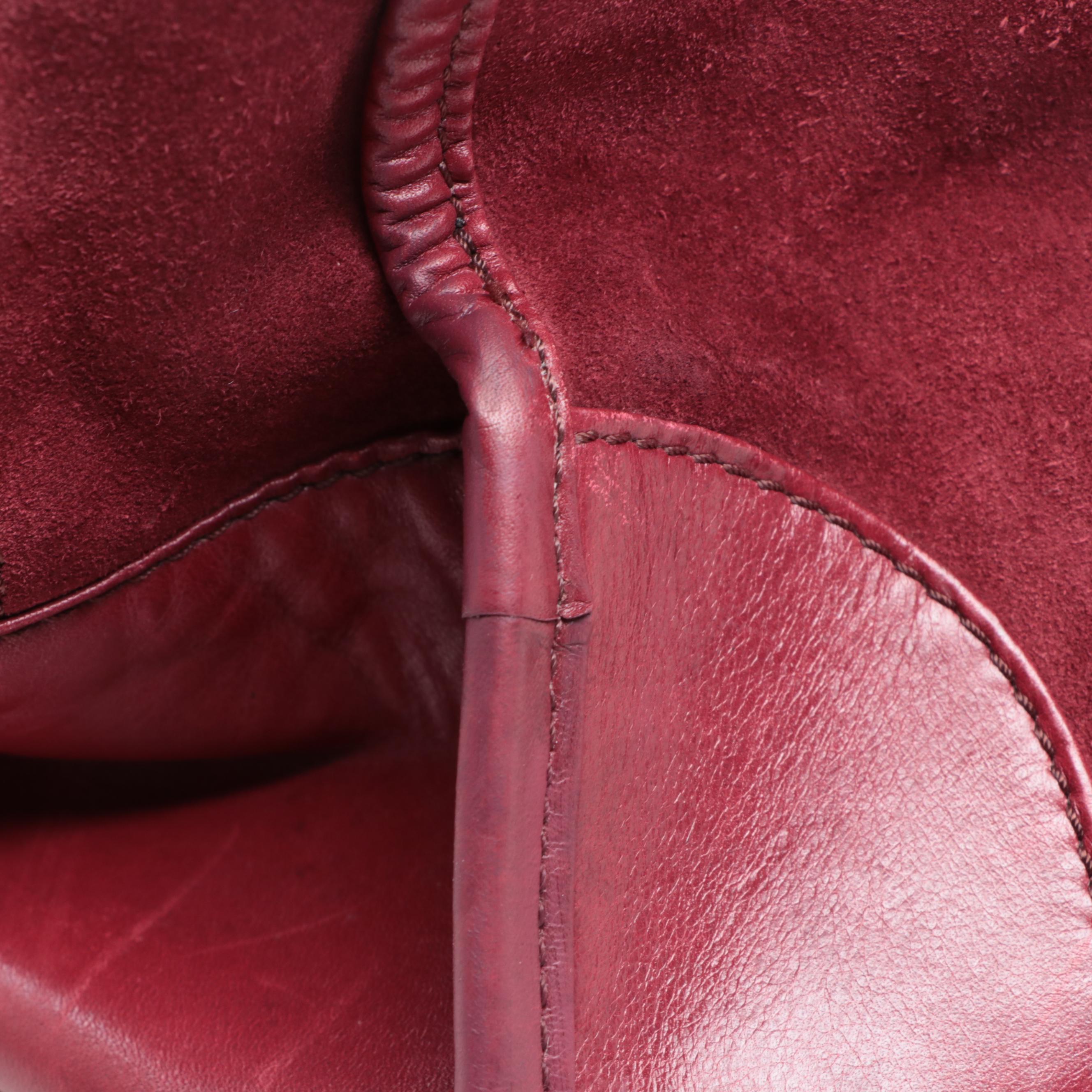 Loewe Anagram Top Handle Handbag in Suede and Leather