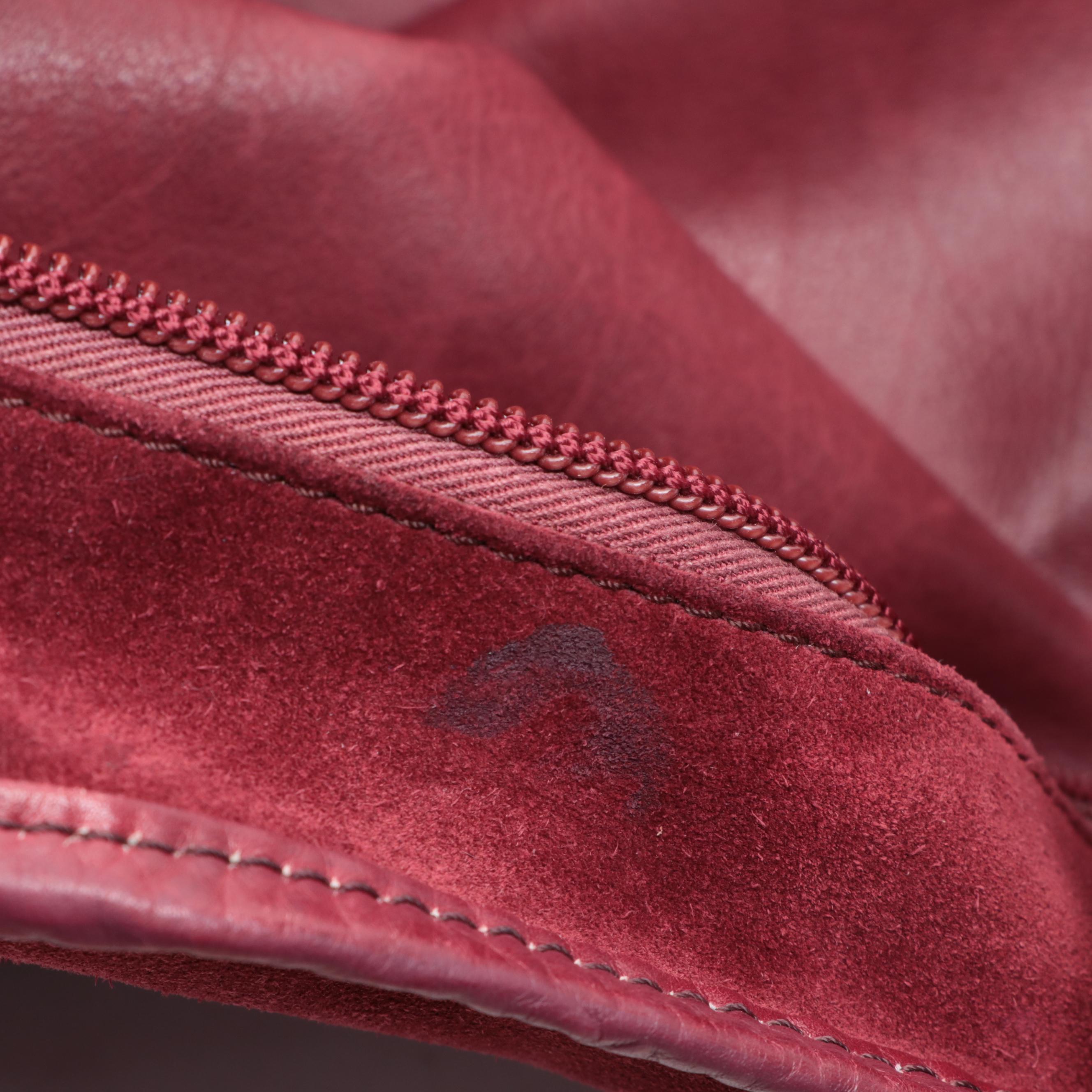 Loewe Anagram Top Handle Handbag in Suede and Leather