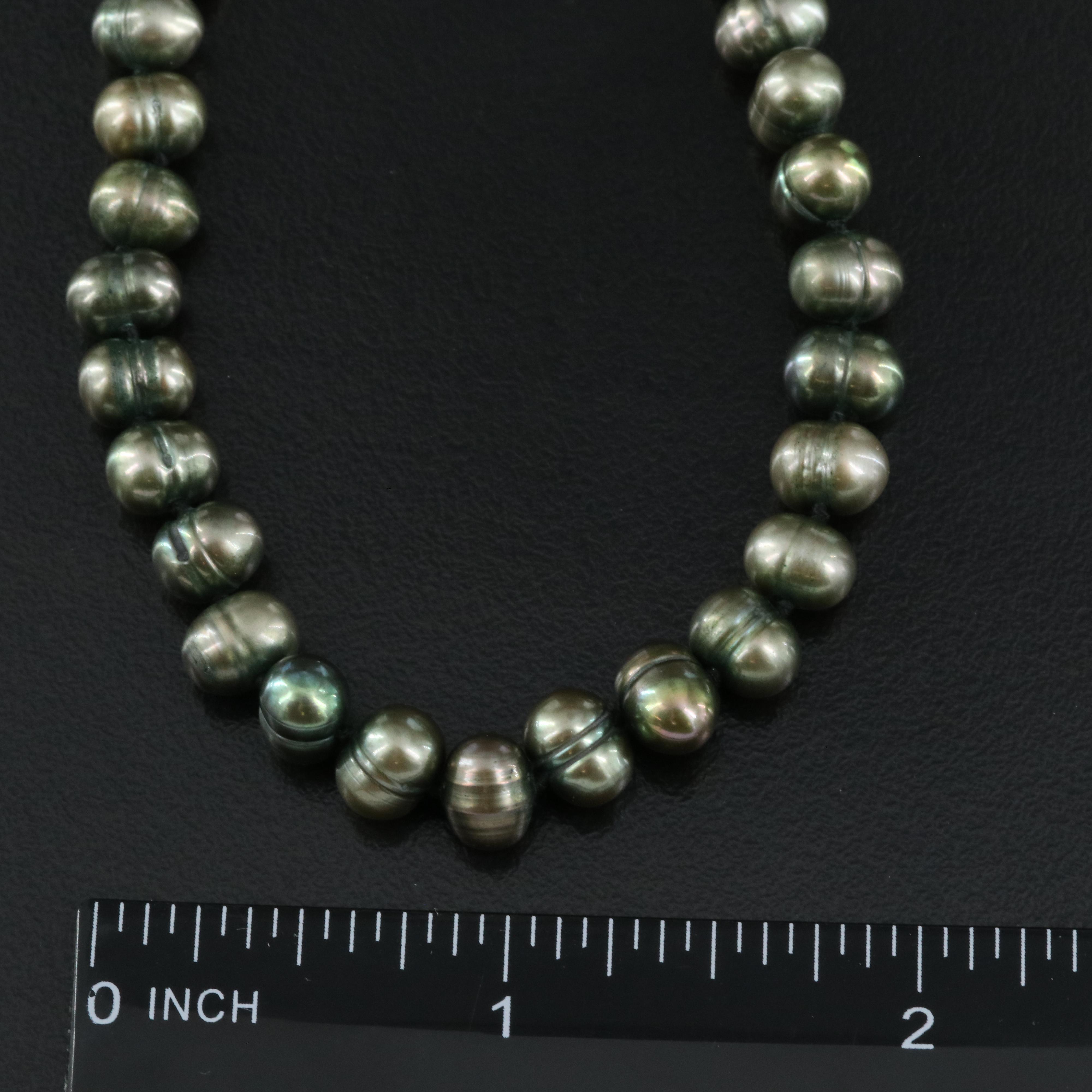 Pearl Necklace with 14K Clasp