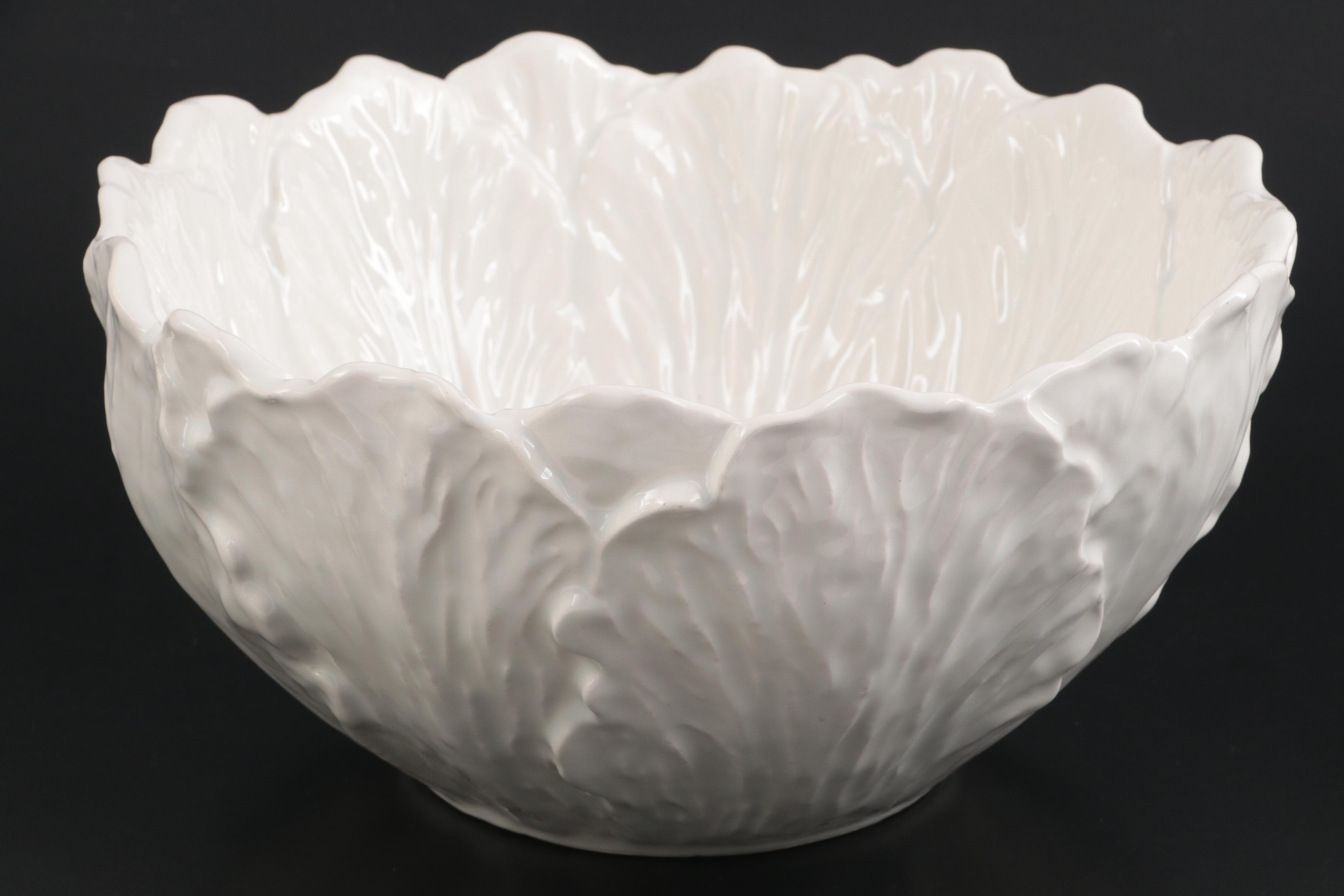 Red-Cliff "Heirloom" Ironstone Bowl and Tea Set with Salad Bowl