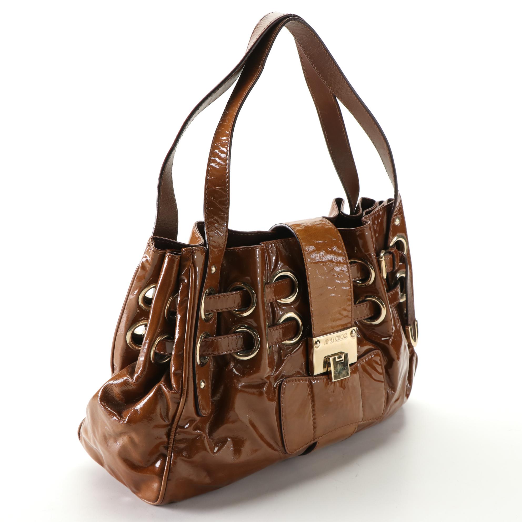Jimmy Choo Shoulder Bag in Patent Leather