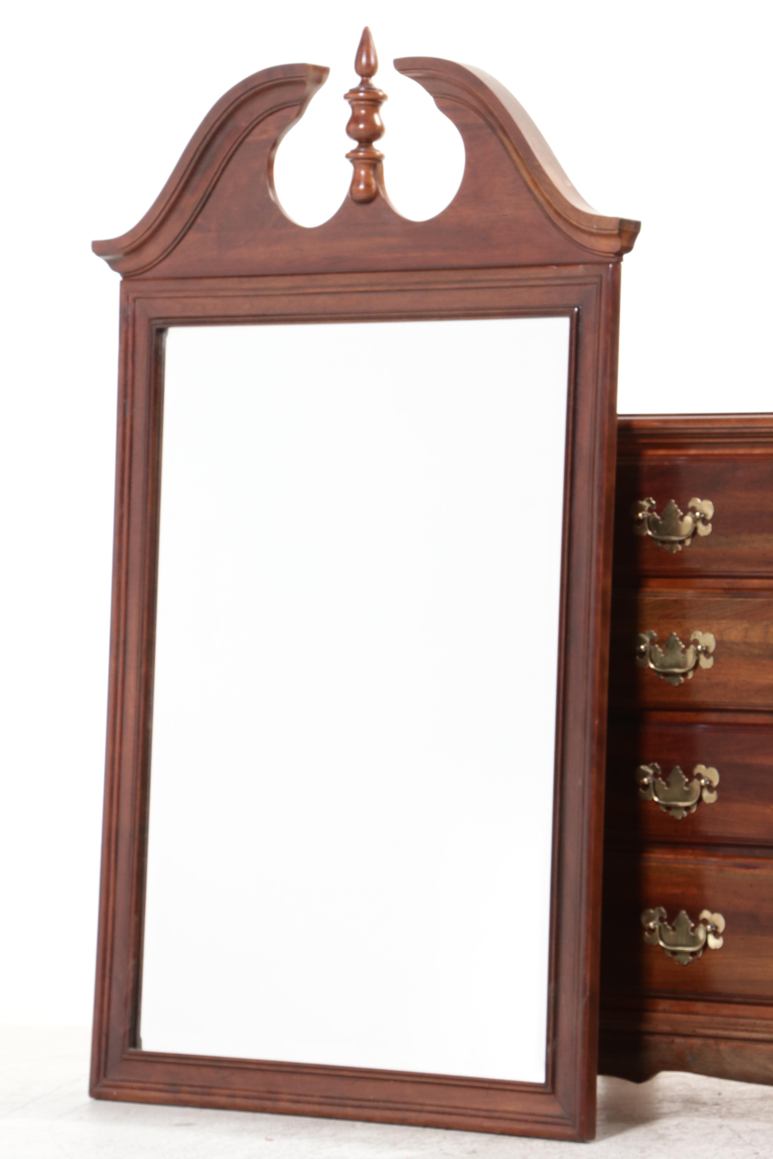 Chippendale Style Cherrywood Twelve-Drawer Dresser, Late 20th Century