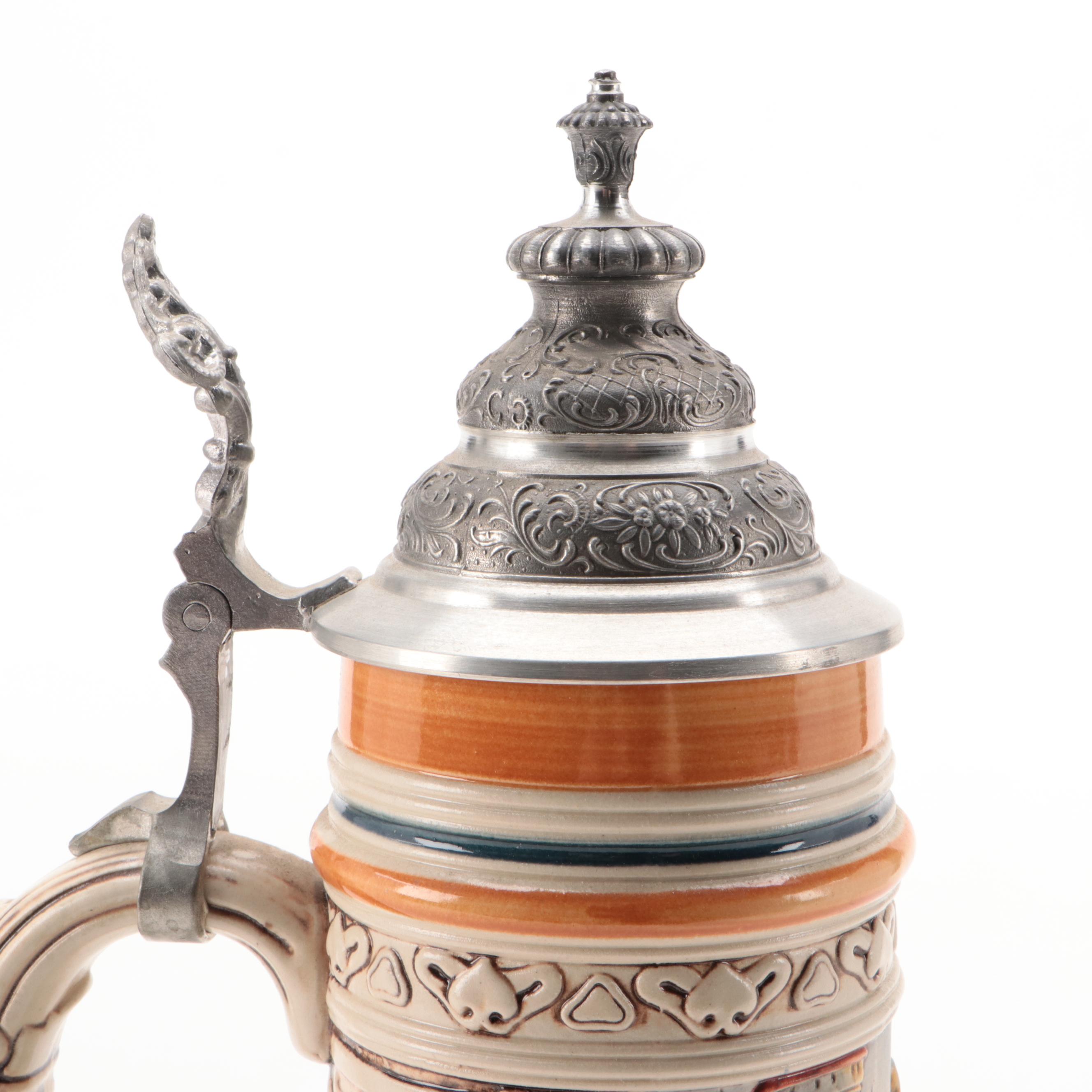 Gerz Limited Edition "Lohengrin" German Stoneware Stein, Late 20th Century